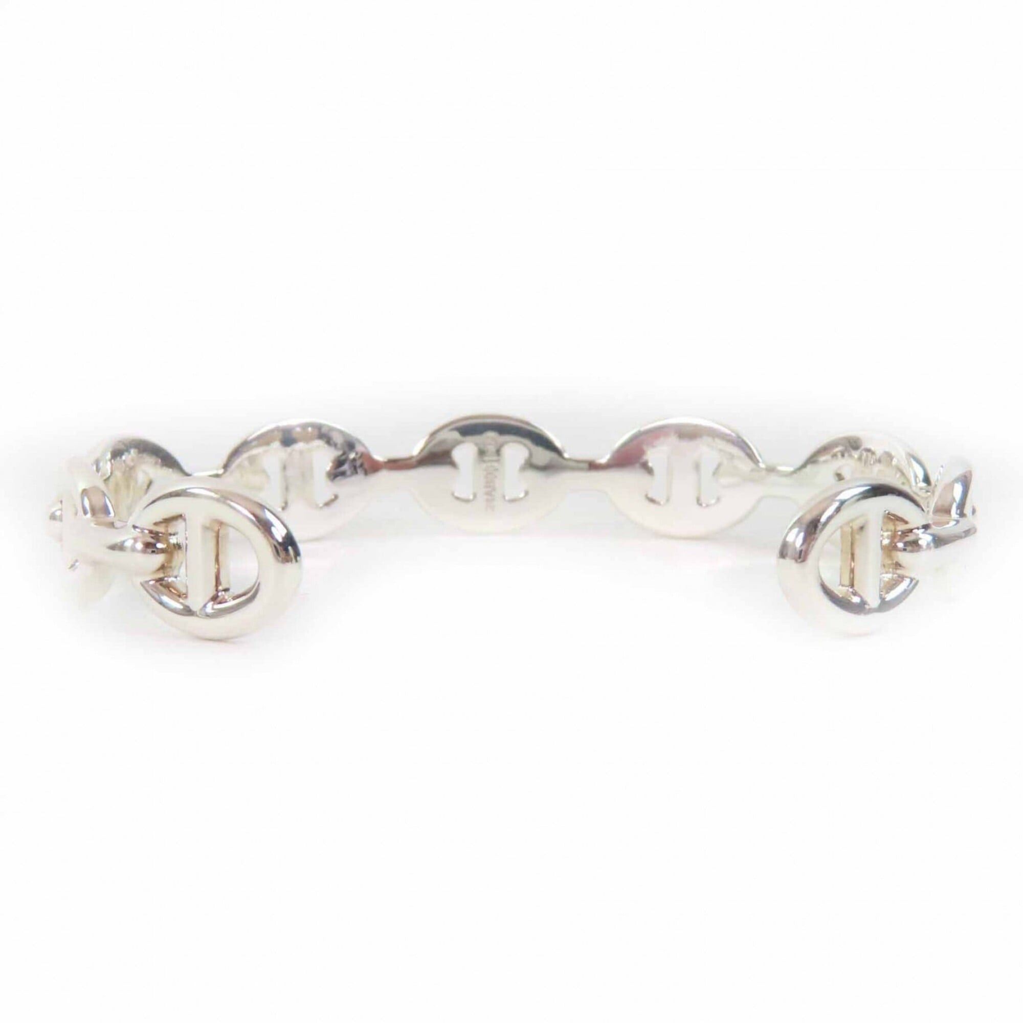 Hermes HERMES Chaine d'Ancre Enchainée Bangle Bracelet, AG925 Silver, Made in Italy, 2024 Model, Women's. Size ONE SIZE - 3 Thumbnail