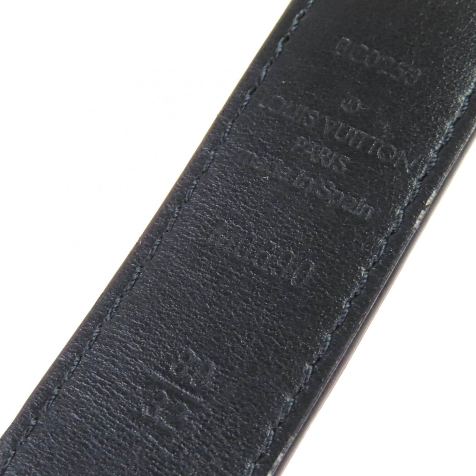 Louis Vuitton LOUIS VUITTON M0690 My LV Chain Reversible Monogram Leather Belt Brown Black Gold Hardware 80 32 Made in Spain Women's Size ONE SIZE - 6 Thumbnail