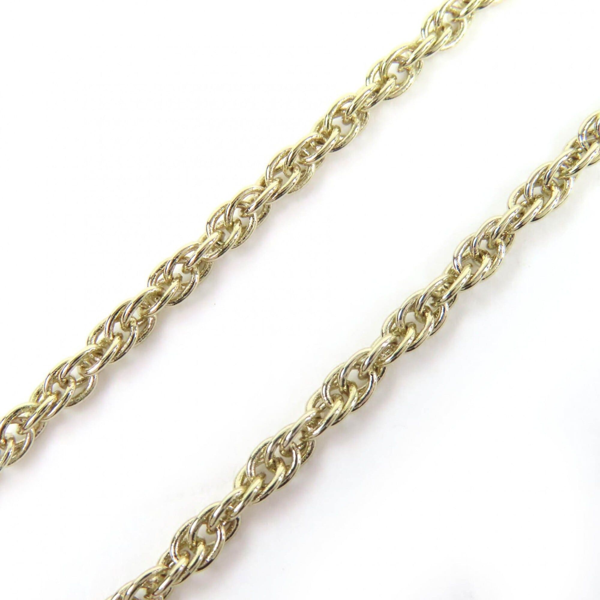 Chanel CHANEL (2025 model) B25S Coco Mark Rhinestone Chain Necklace, Gold, with Box, Women's. Size ONE SIZE - 6 Thumbnail