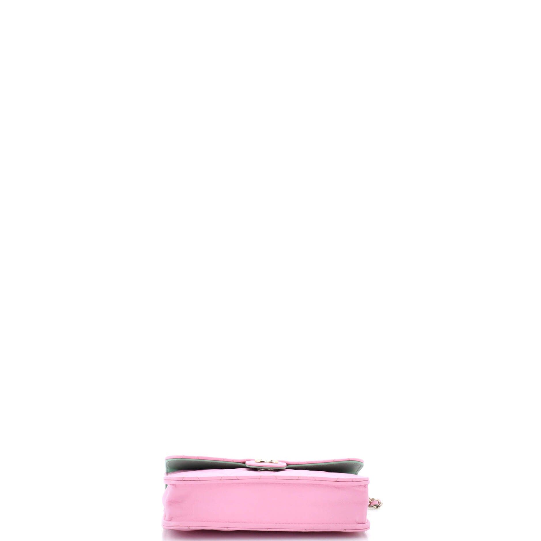 Chanel Classic Top Handle Flap Phone Holder with Chain Size ONE SIZE - 4 Thumbnail
