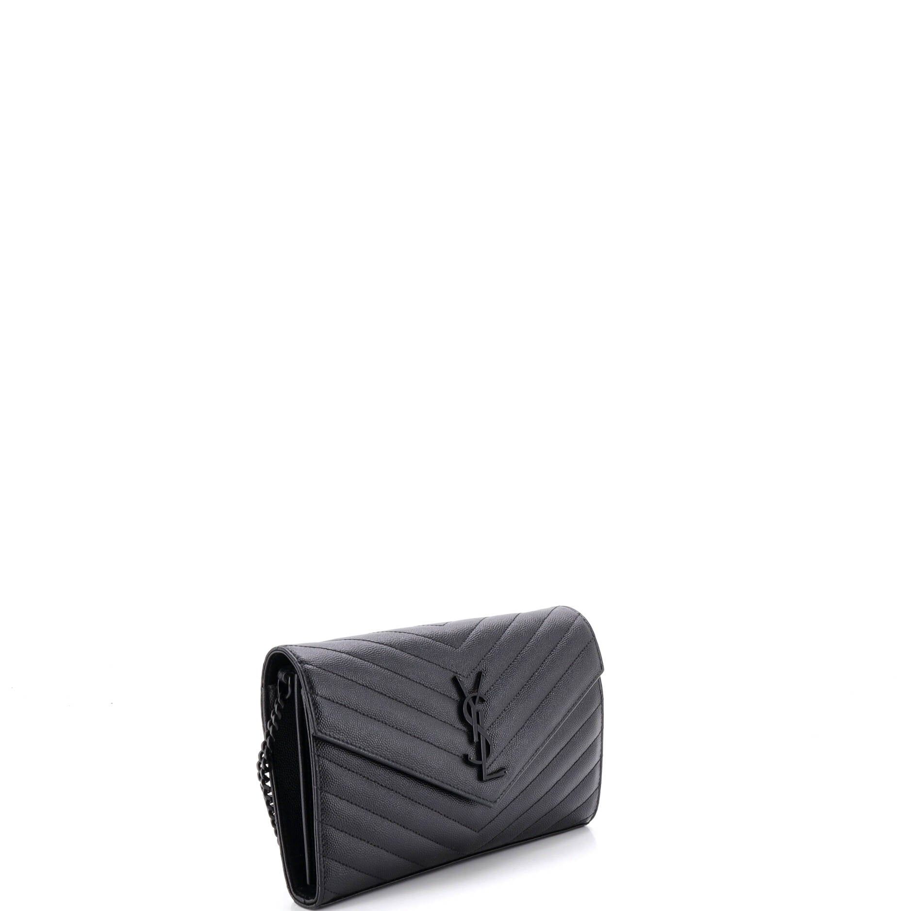 Saint Laurent Paris Classic Monogram Wallet on Chain Size ONE SIZE - 2 Thumbnail