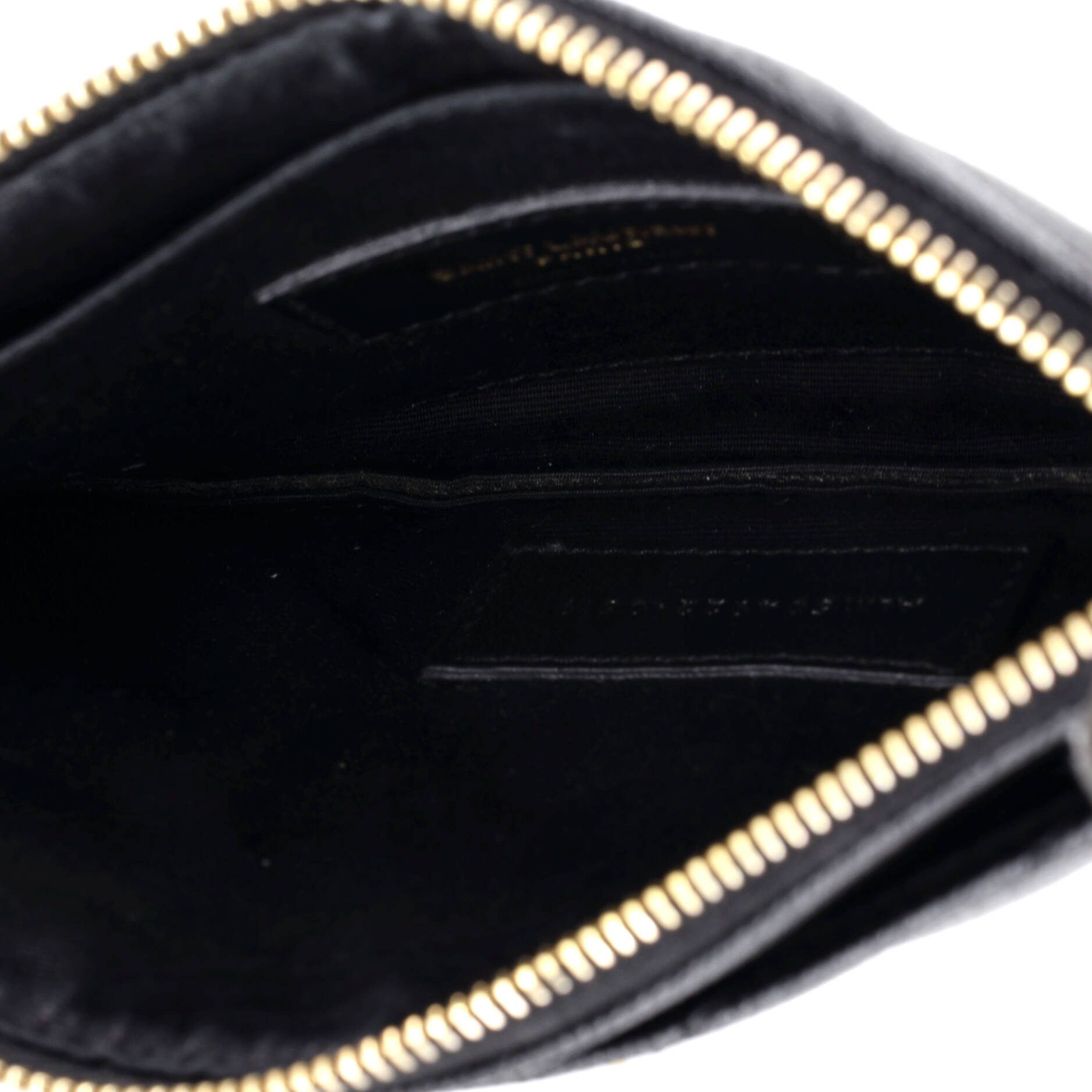 Saint Laurent Paris Classic Monogram Zip Bill Pouch Size ONE SIZE - 5 Thumbnail