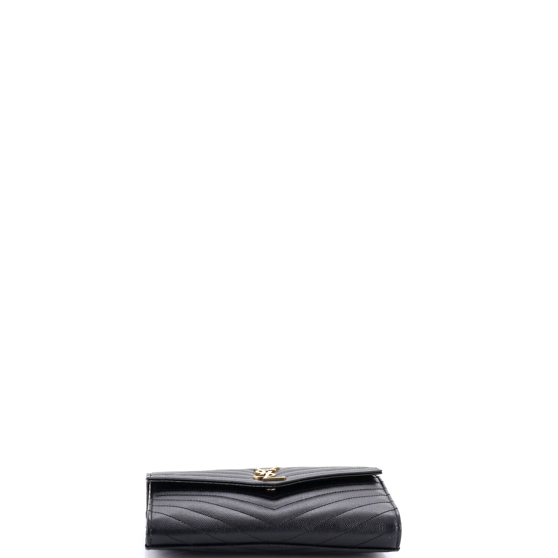 Saint Laurent Paris Classic Monogram Envelope Wristlet Clutch Size ONE SIZE - 4 Thumbnail