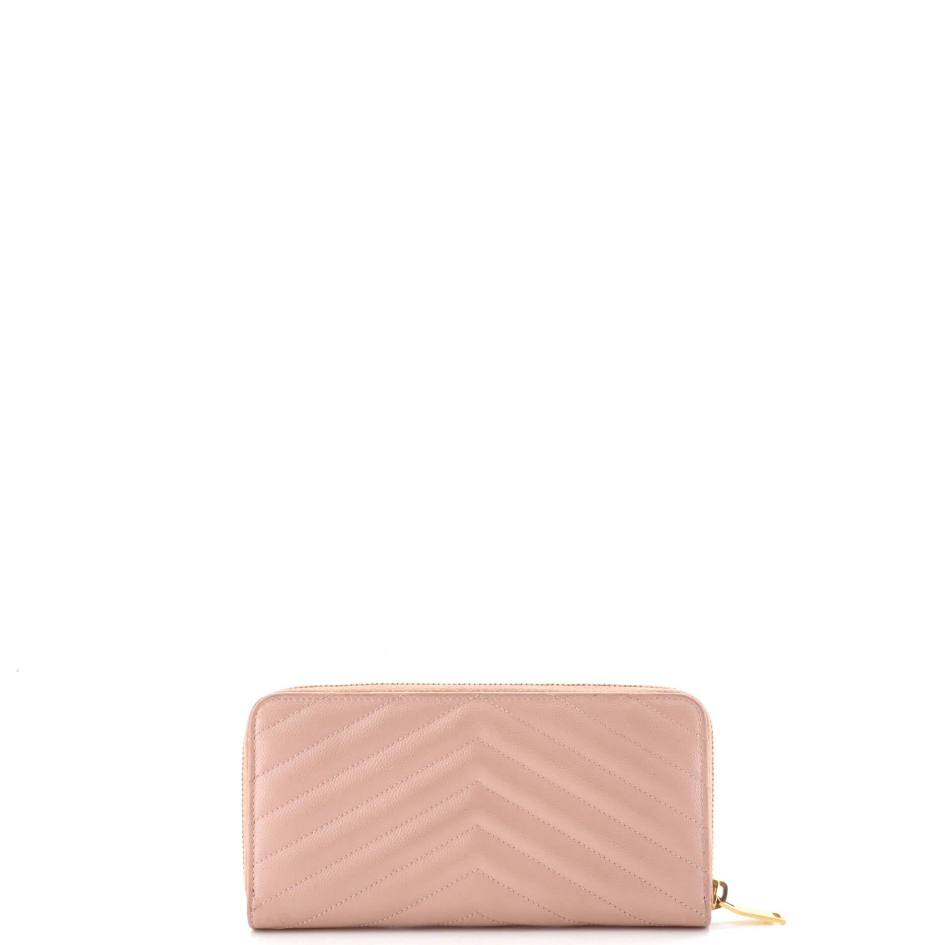 Saint Laurent Paris Classic Monogram Zip Around Wallet Size ONE SIZE - 3 Thumbnail