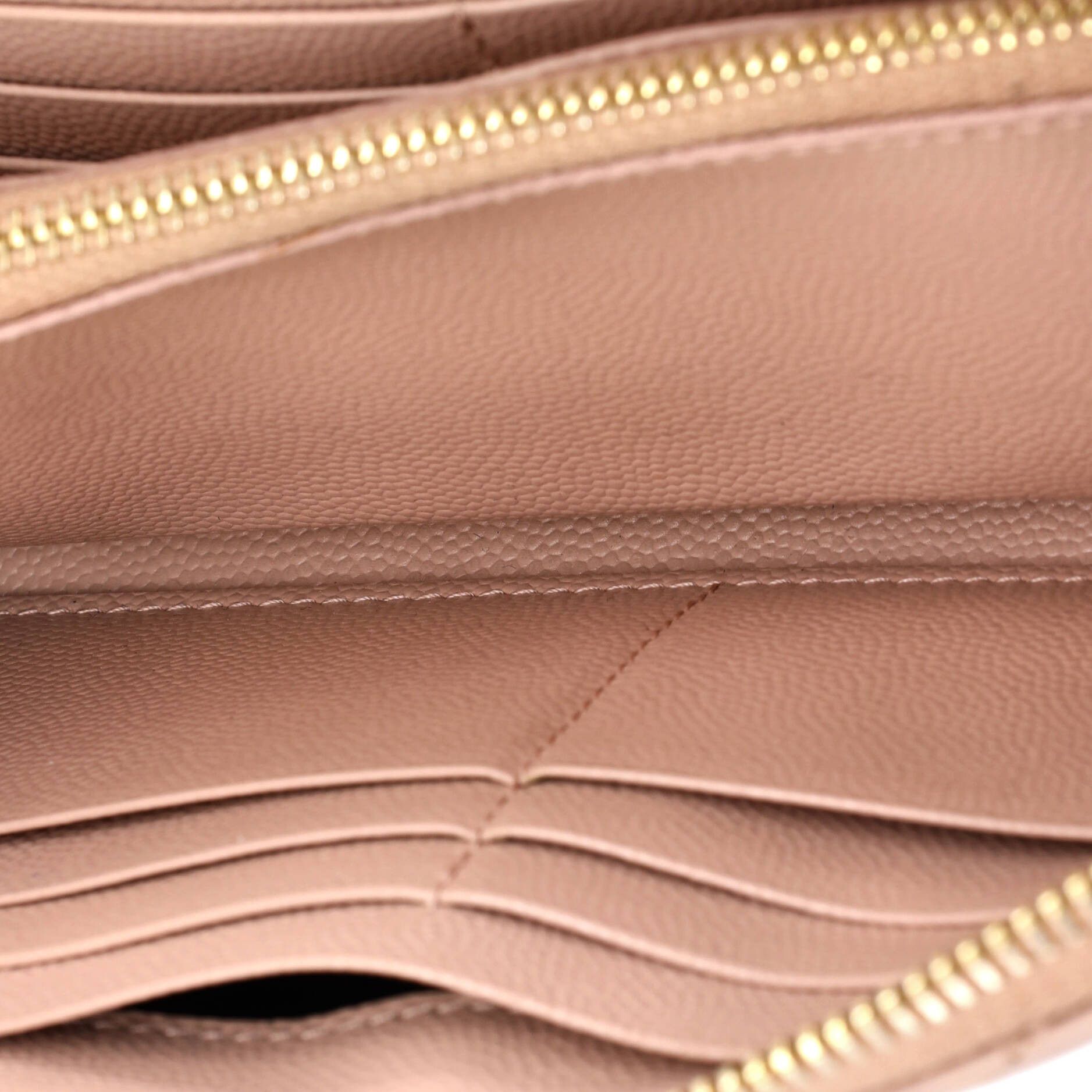 Saint Laurent Paris Classic Monogram Zip Around Wallet Size ONE SIZE - 5 Thumbnail