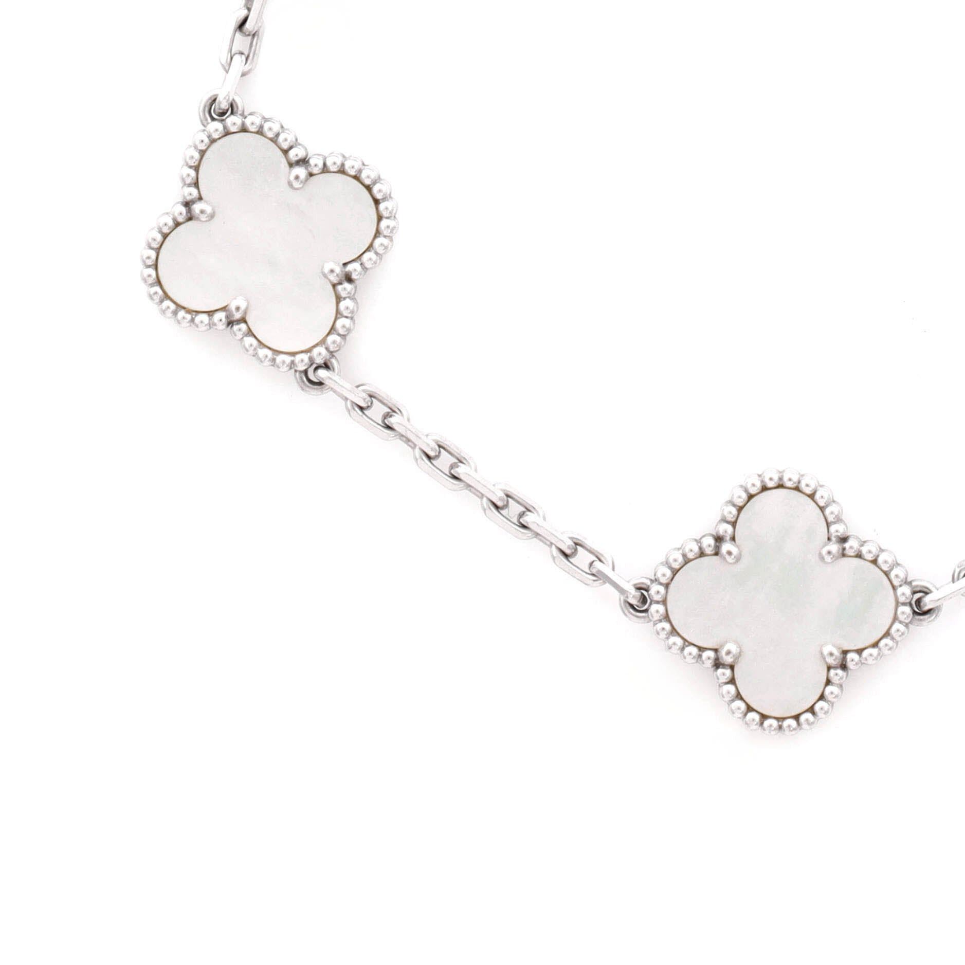 Van Cleef & Arpels Vintage Alhambra 5 Motifs Bracelet Size ONE SIZE - 3 Thumbnail
