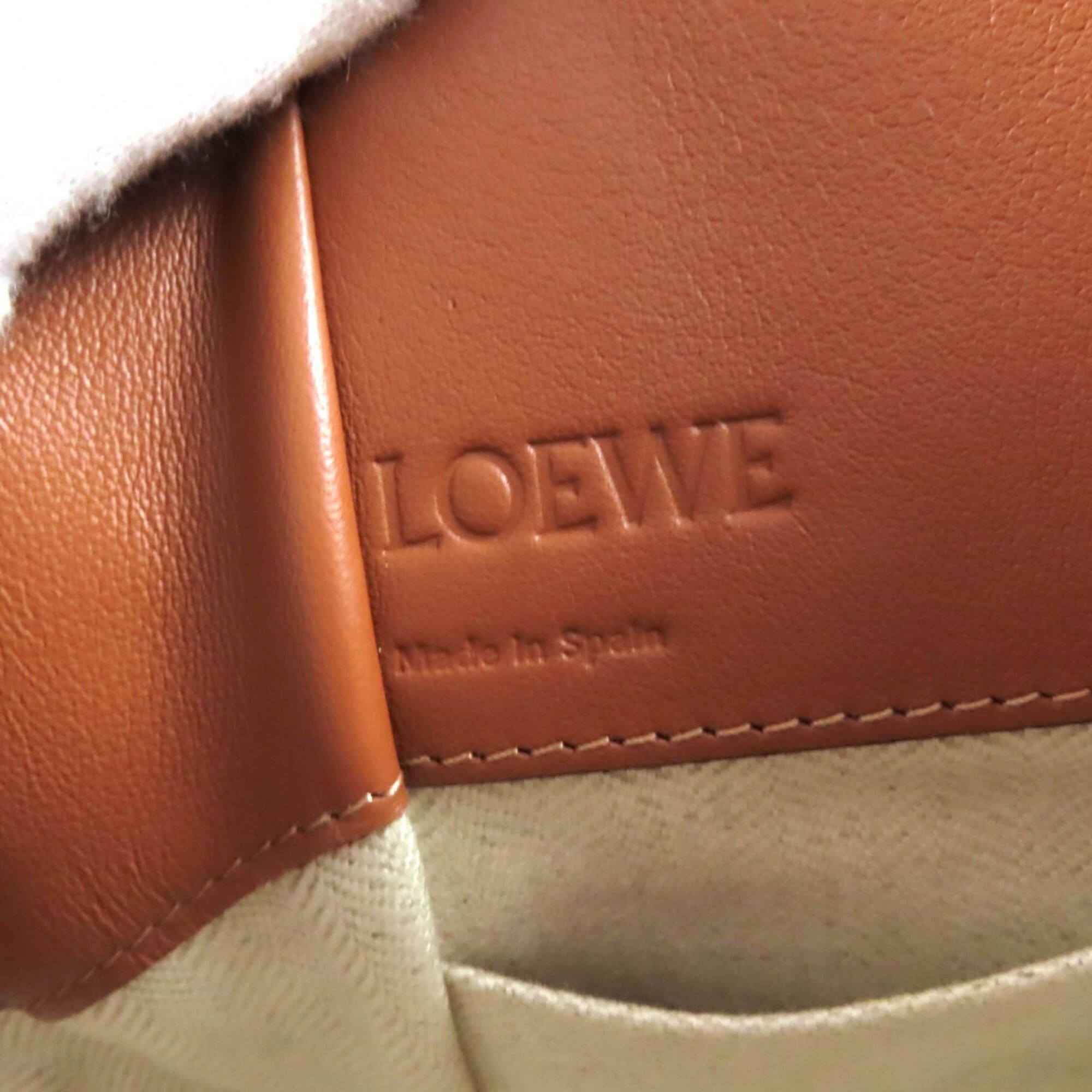 Loewe LOEWE 314.30.V07 Hammock Drawstring Mini Tan 2-Way Leather Shoulder Bag, Made in Spain, Women's Size ONE SIZE - 10 Thumbnail