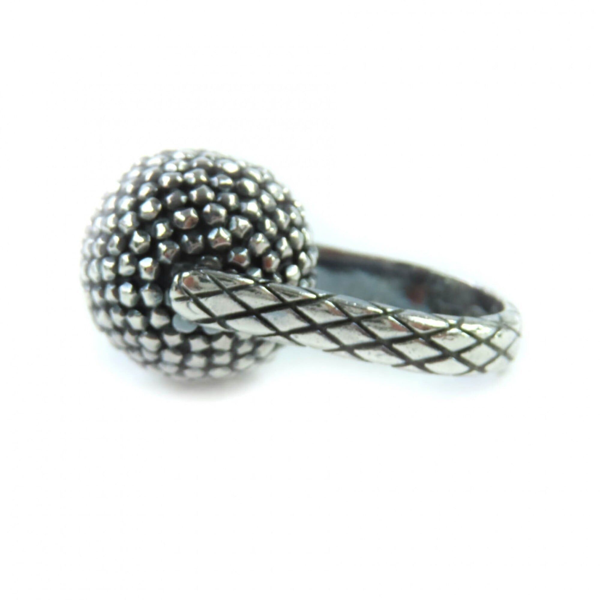 Bottega Veneta BOTTEGA VENETA 925 Ball Ring, Silver, Size 9 (equivalent to Japanese size), Comes with dust bag, Made in Italy, Weight: 11.42g, Women's. Size ONE SIZE - 3 Thumbnail
