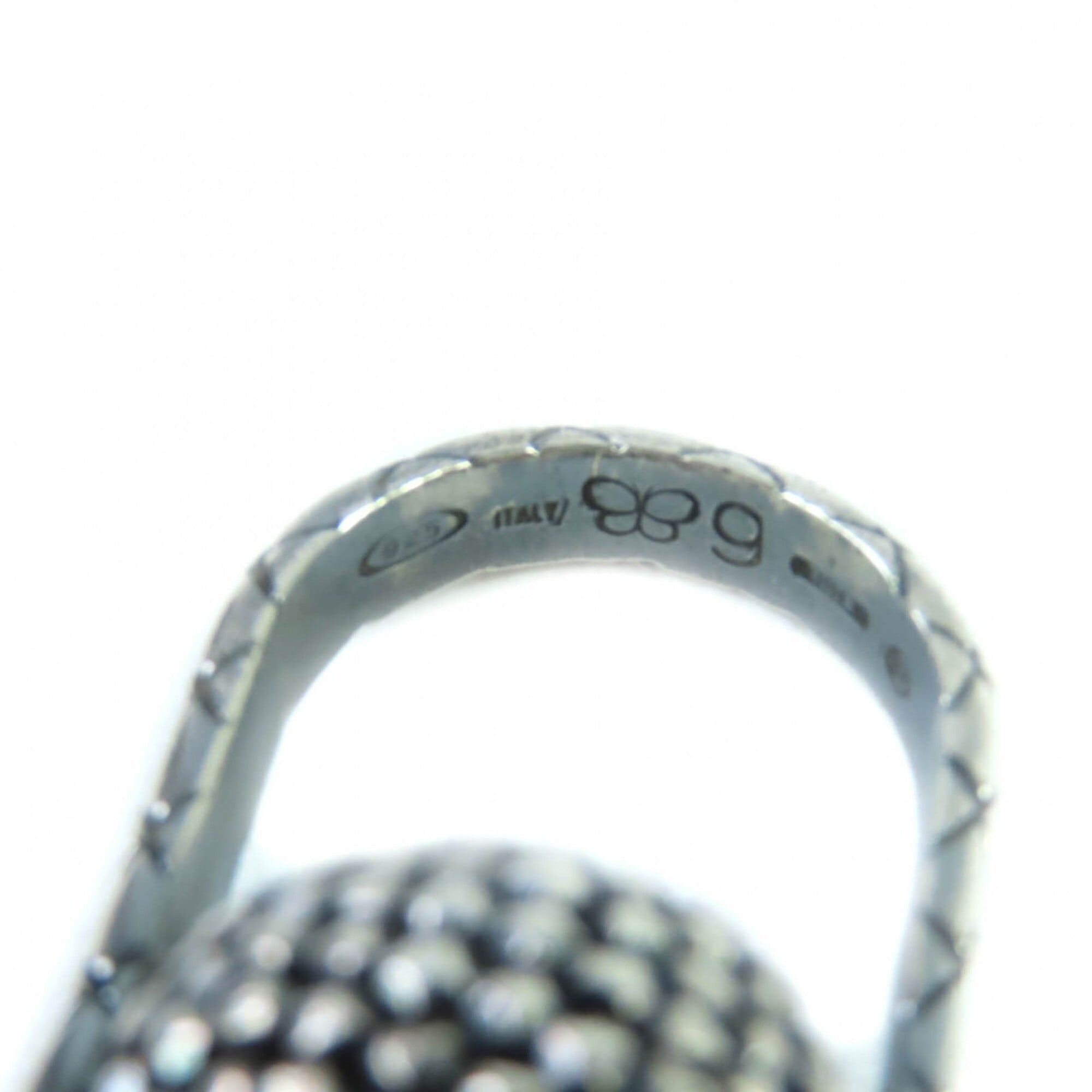 Bottega Veneta BOTTEGA VENETA 925 Ball Ring, Silver, Size 9 (equivalent to Japanese size), Comes with dust bag, Made in Italy, Weight: 11.42g, Women's. Size ONE SIZE - 6 Thumbnail
