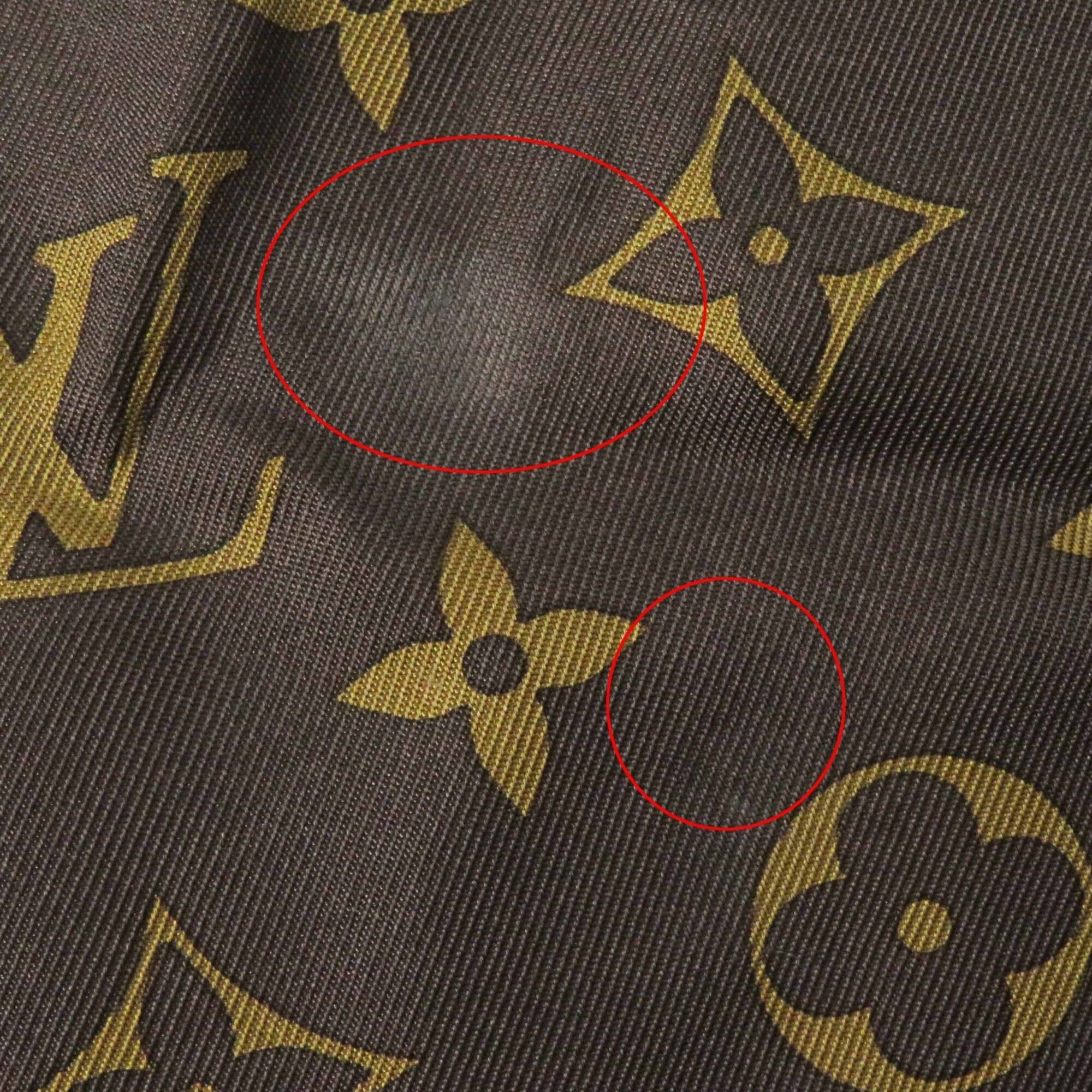 Louis Vuitton LOUIS VUITTON M78705 Fox Leather Tippet Shawl with Silk Lining, V-Logo Hardware, Monogram Brown, Gold, Silver Made in Italy, Authentic, Women's Size ONE SIZE - 14 Thumbnail
