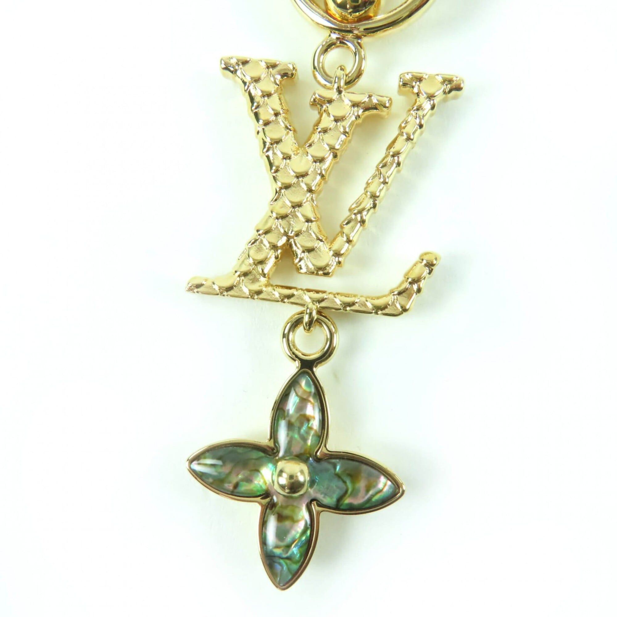 Louis Vuitton LOUIS VUITTON M01650 LV WONDER OF SEA Wonder of the Sea Bag Charm Keychain Gold with Box and Dust Made in Italy Women's Size ONE SIZE - 3 Thumbnail