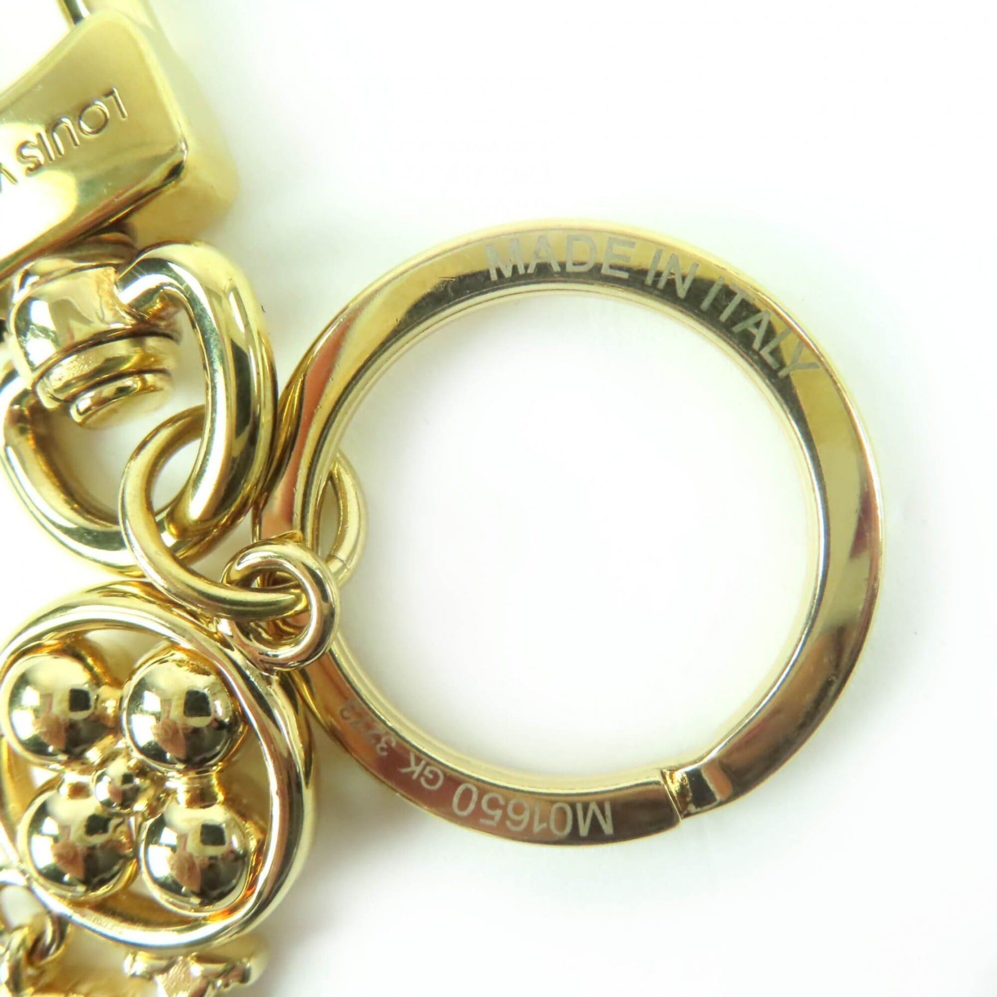 Louis Vuitton LOUIS VUITTON M01650 LV WONDER OF SEA Wonder of the Sea Bag Charm Keychain Gold with Box and Dust Made in Italy Women's Size ONE SIZE - 5 Thumbnail