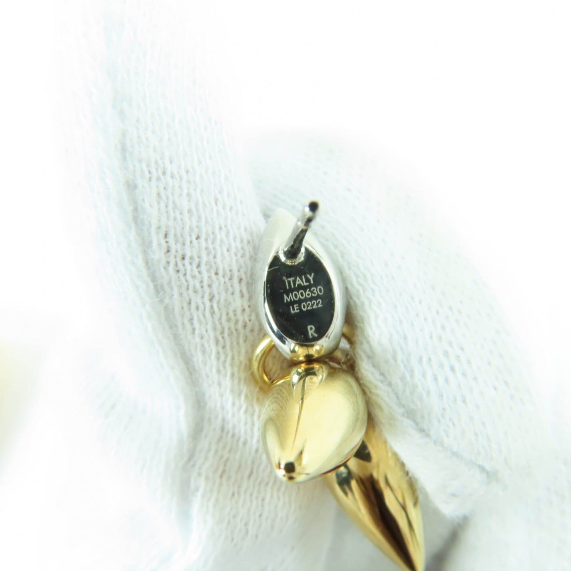 Louis Vuitton LOUIS VUITTON M00630 Boucles d'Oreilles Louisette pendant earrings, gold and silver, with box dust bag, made in Italy, women's. Size ONE SIZE - 8 Thumbnail