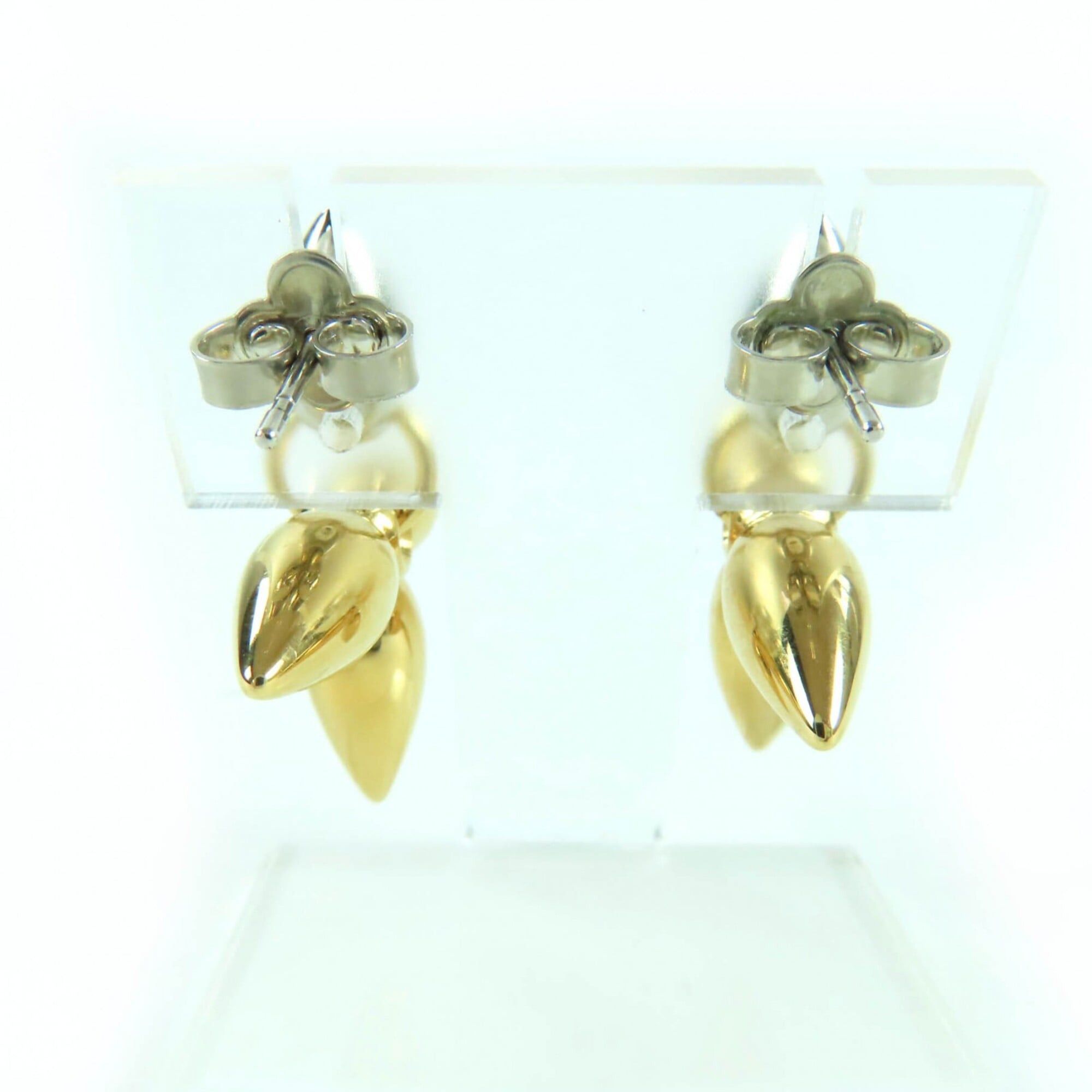 Louis Vuitton LOUIS VUITTON M00630 Boucles d'Oreilles Louisette pendant earrings, gold and silver, with box dust bag, made in Italy, women's. Size ONE SIZE - 5 Thumbnail