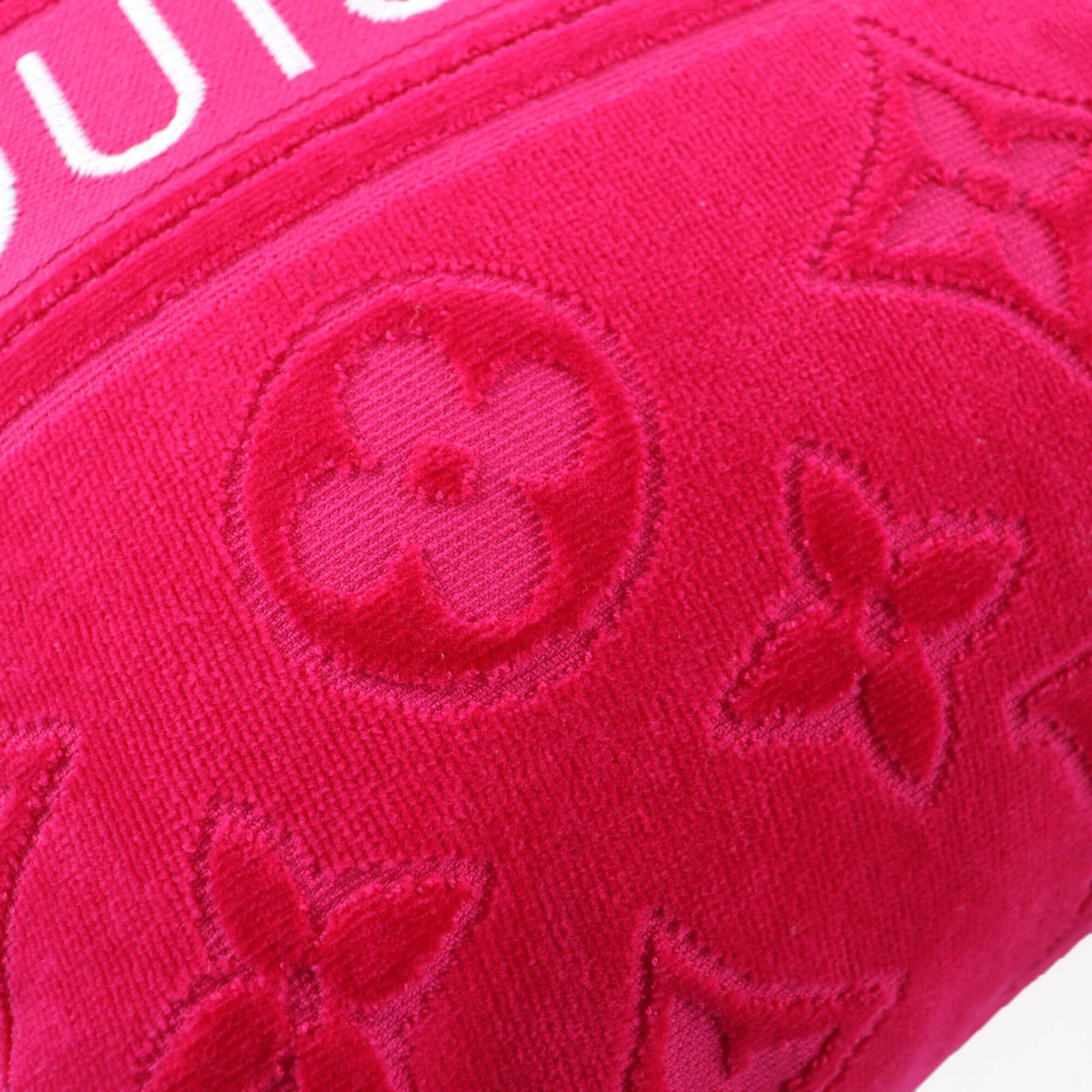 Louis Vuitton LOUIS VUITTON (Louis Vuitton) 2022 Model M77525 Cushion LV Vacation 100% Cotton Fuchsia Pink Logo Design Made in Italy Authentic Women's Size ONE SIZE - 5 Thumbnail