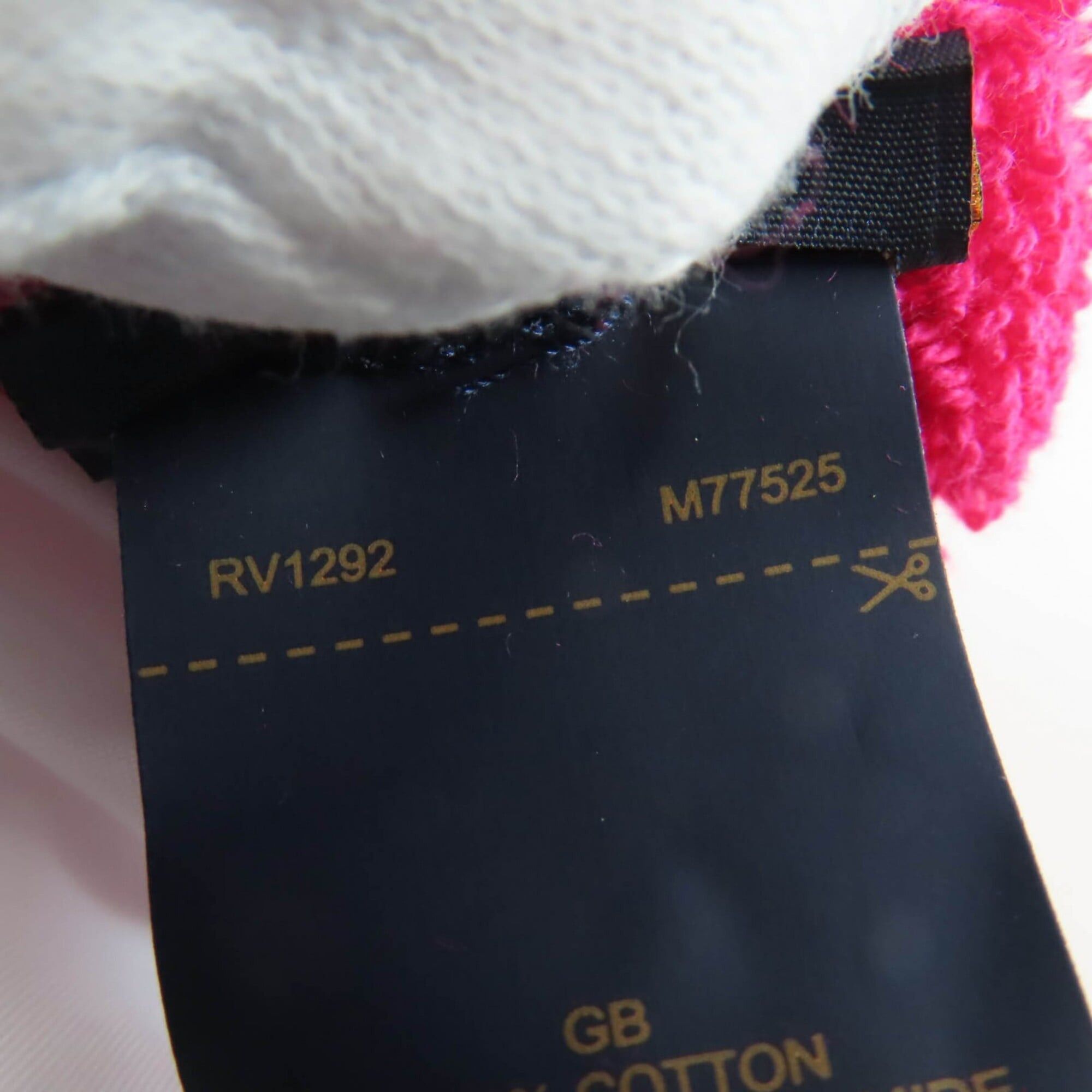 Louis Vuitton LOUIS VUITTON (Louis Vuitton) 2022 Model M77525 Cushion LV Vacation 100% Cotton Fuchsia Pink Logo Design Made in Italy Authentic Women's Size ONE SIZE - 7 Thumbnail