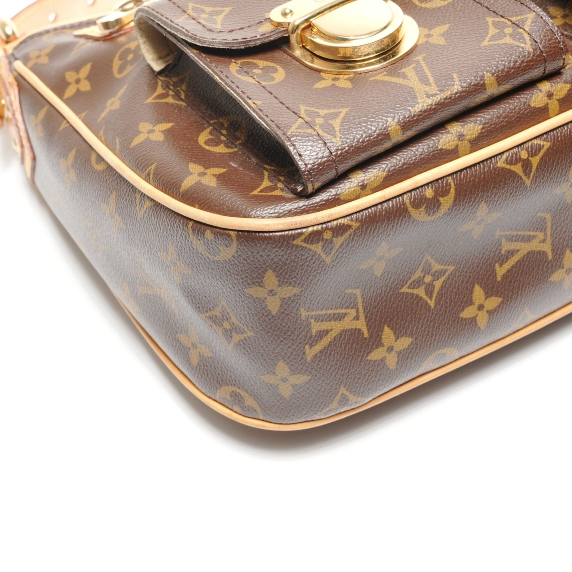 Louis Vuitton Louis Vuitton Hudson GM Monogram Shoulder Bag, Brown, 2006 model. Size ONE SIZE - 5 Thumbnail