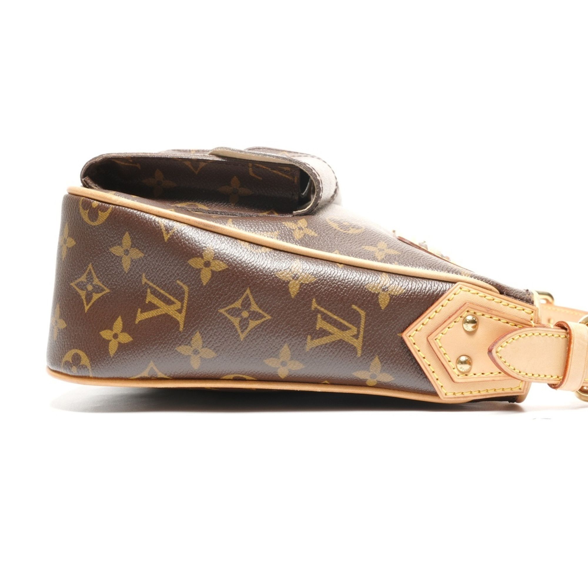 Louis Vuitton Louis Vuitton Hudson GM Monogram Shoulder Bag, Brown, 2006 model. Size ONE SIZE - 4 Thumbnail
