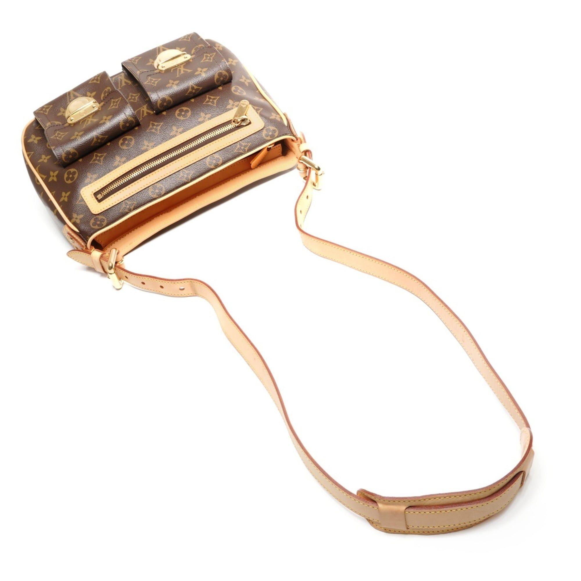 Louis Vuitton Louis Vuitton Hudson GM Monogram Shoulder Bag, Brown, 2006 model. Size ONE SIZE - 8 Thumbnail