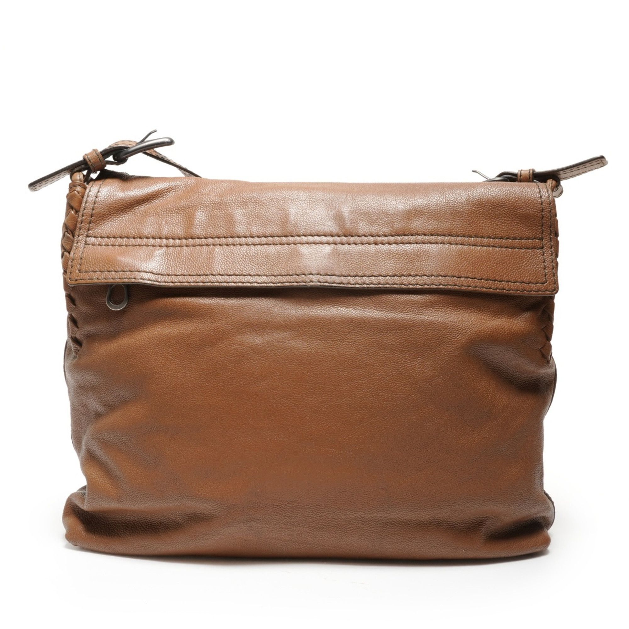Bottega Veneta Bottega Veneta Intrecciato Leather Shoulder Bag, Brown Size ONE SIZE - 2 Thumbnail
