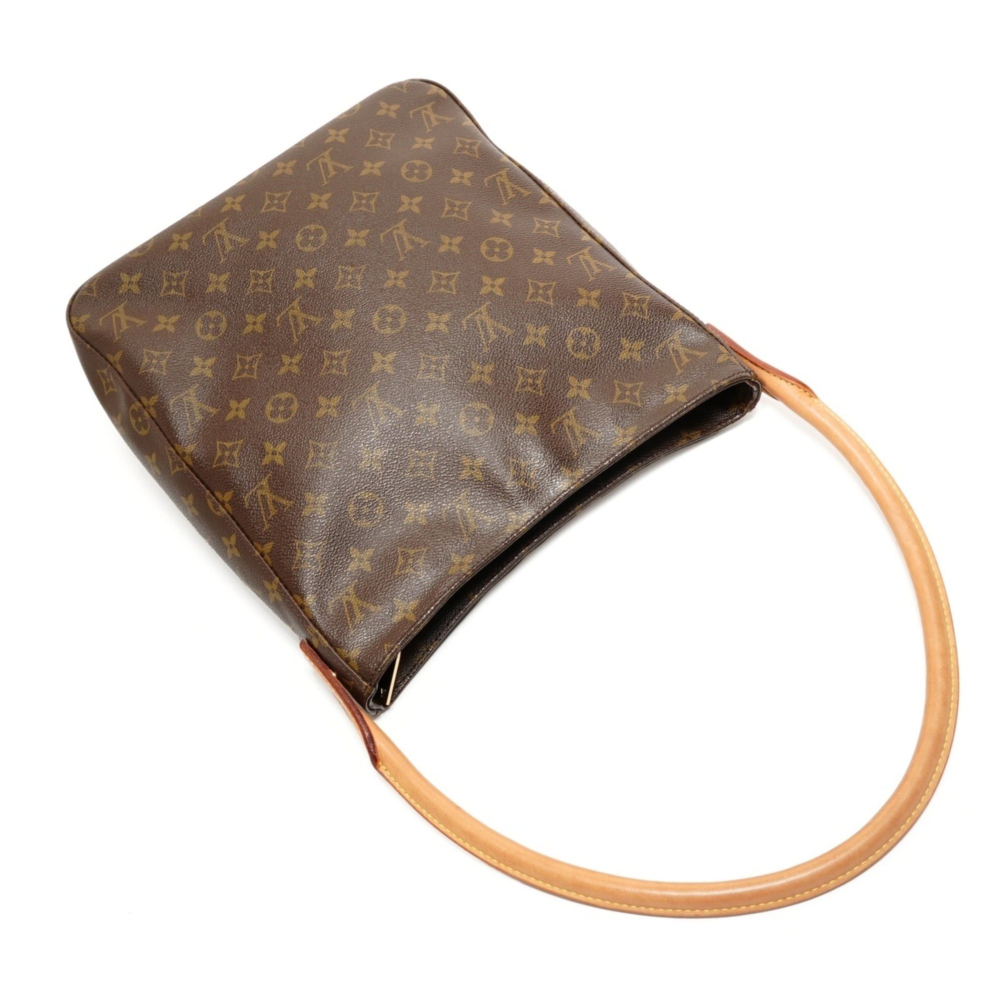 Louis Vuitton Louis Vuitton Monogram Looping GM Shoulder Bag, 2002 Model, Brown Size ONE SIZE - 8 Thumbnail