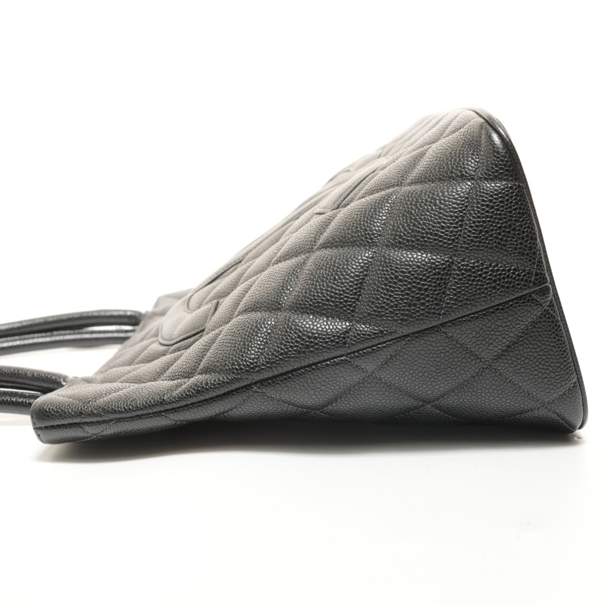 Chanel Chanel Reissue Tote Bag, Coco Mark Medallion, Caviar Leather, Black Size ONE SIZE - 3 Thumbnail