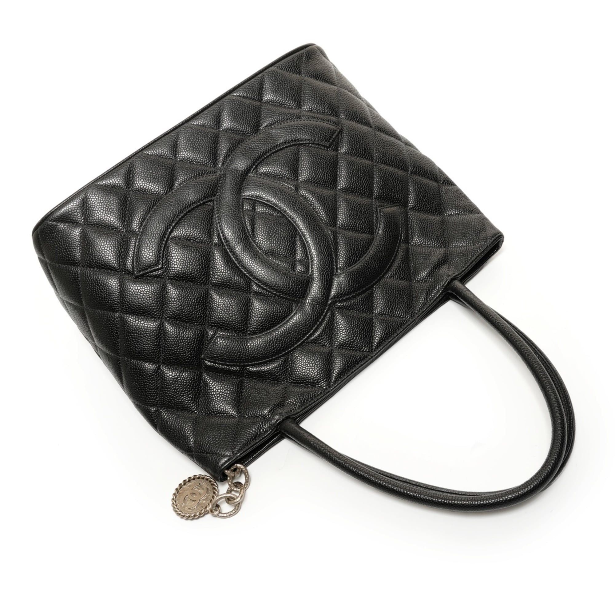 Chanel Chanel Reissue Tote Bag, Coco Mark Medallion, Caviar Leather, Black Size ONE SIZE - 8 Thumbnail