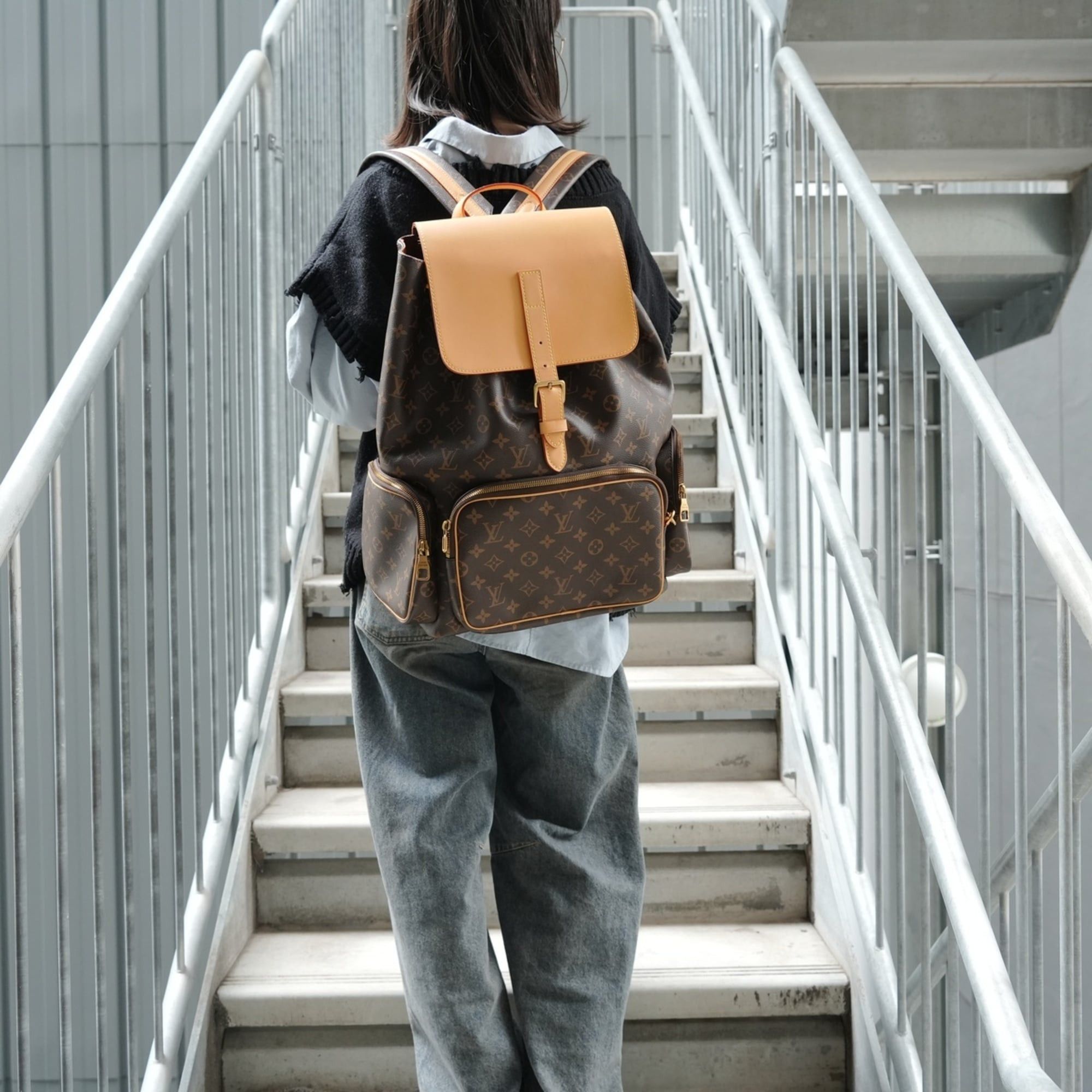 Louis Vuitton Louis Vuitton Monogram Trio Backpack, 2019 model, Brown. Size ONE SIZE - 16 Thumbnail