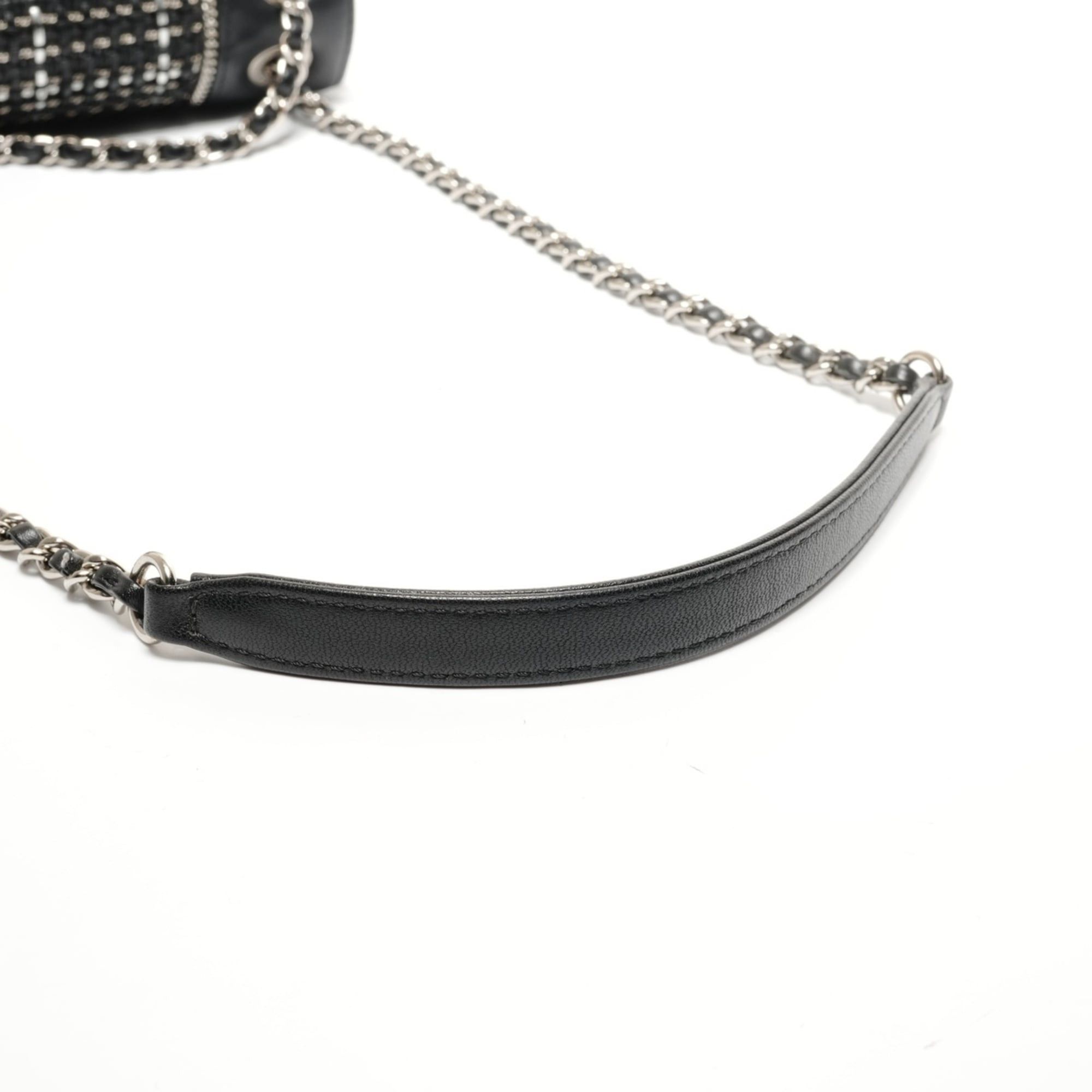 Chanel Chanel Lambskin Double Flap Check Shoulder Bag, Black Size ONE SIZE - 14 Thumbnail