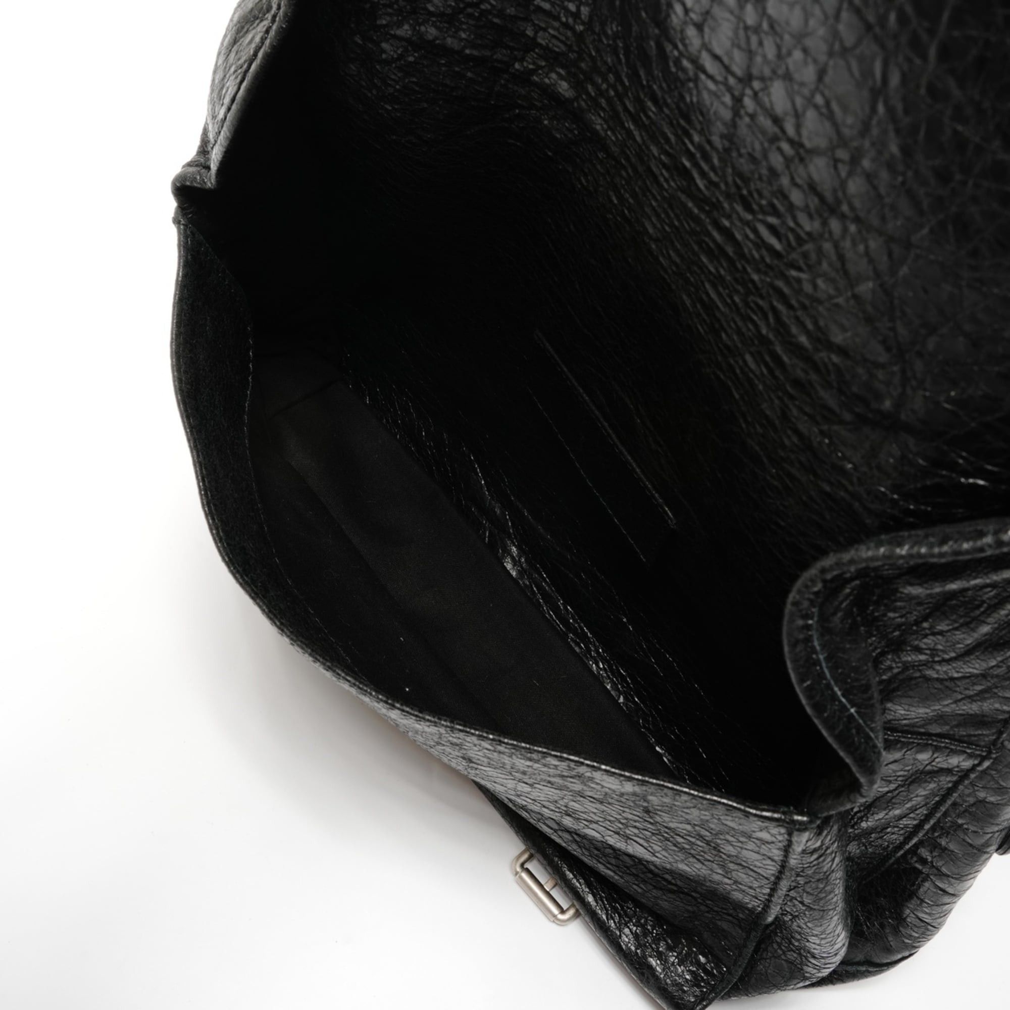 Balenciaga Balenciaga body bag, wrinkled finish, shoulder black. Size ONE SIZE - 11 Thumbnail