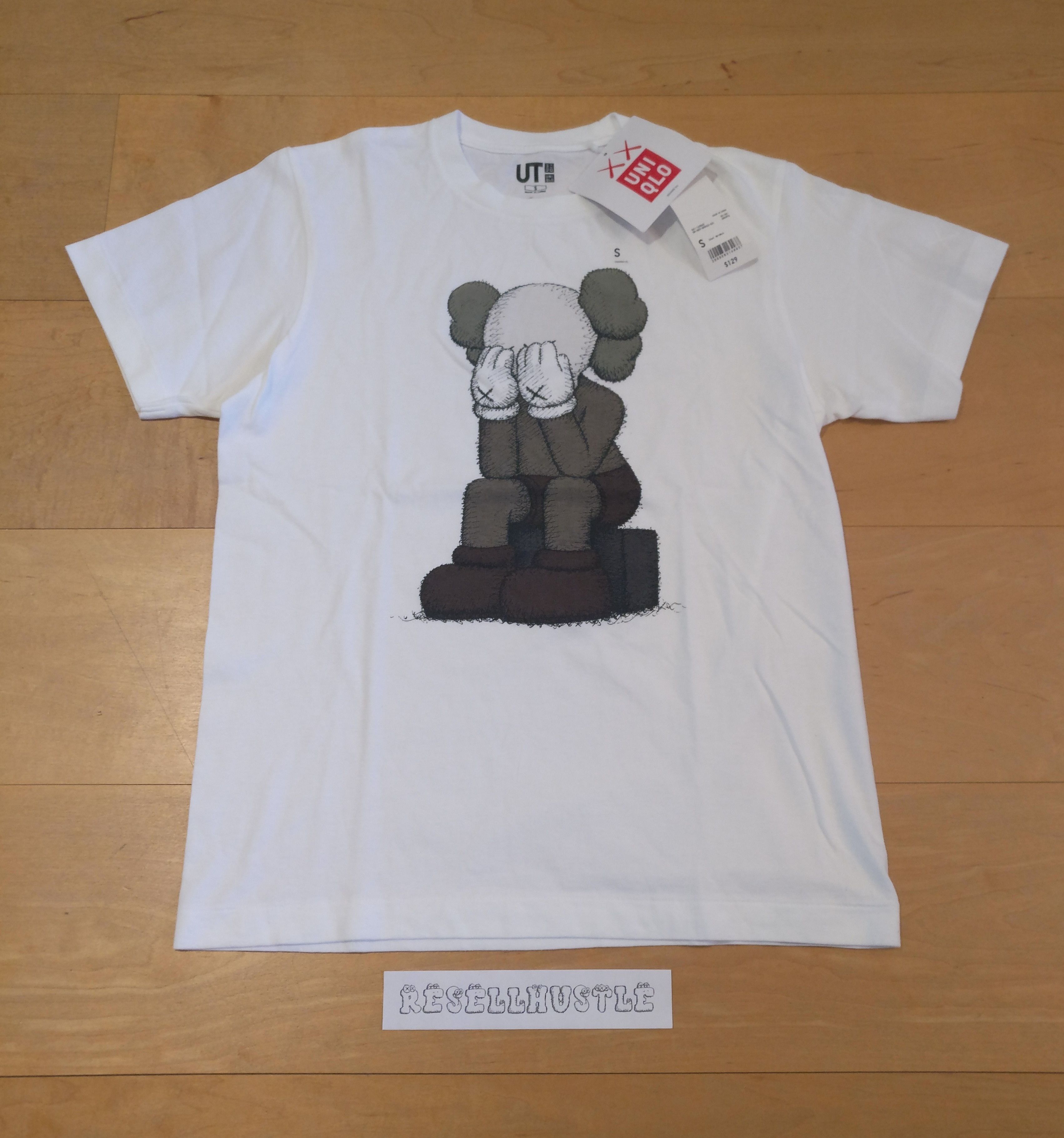 kaws　SEEING/WATCHING Canned T-shirt KAWS Seeing/Watching Heads Canned Tee Black Men's - US