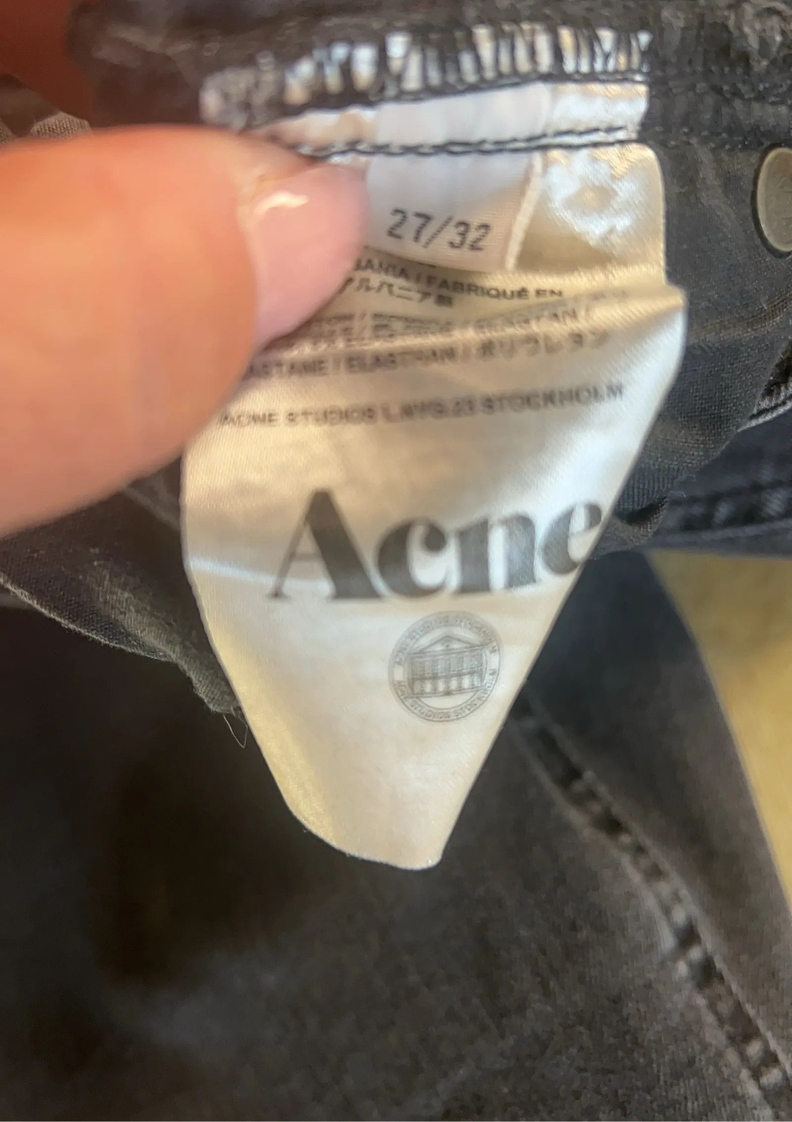 Acne Studios Acne Studios Skin 5 used black Jeans Size 27" / US 4 / IT 40 - 5 Thumbnail