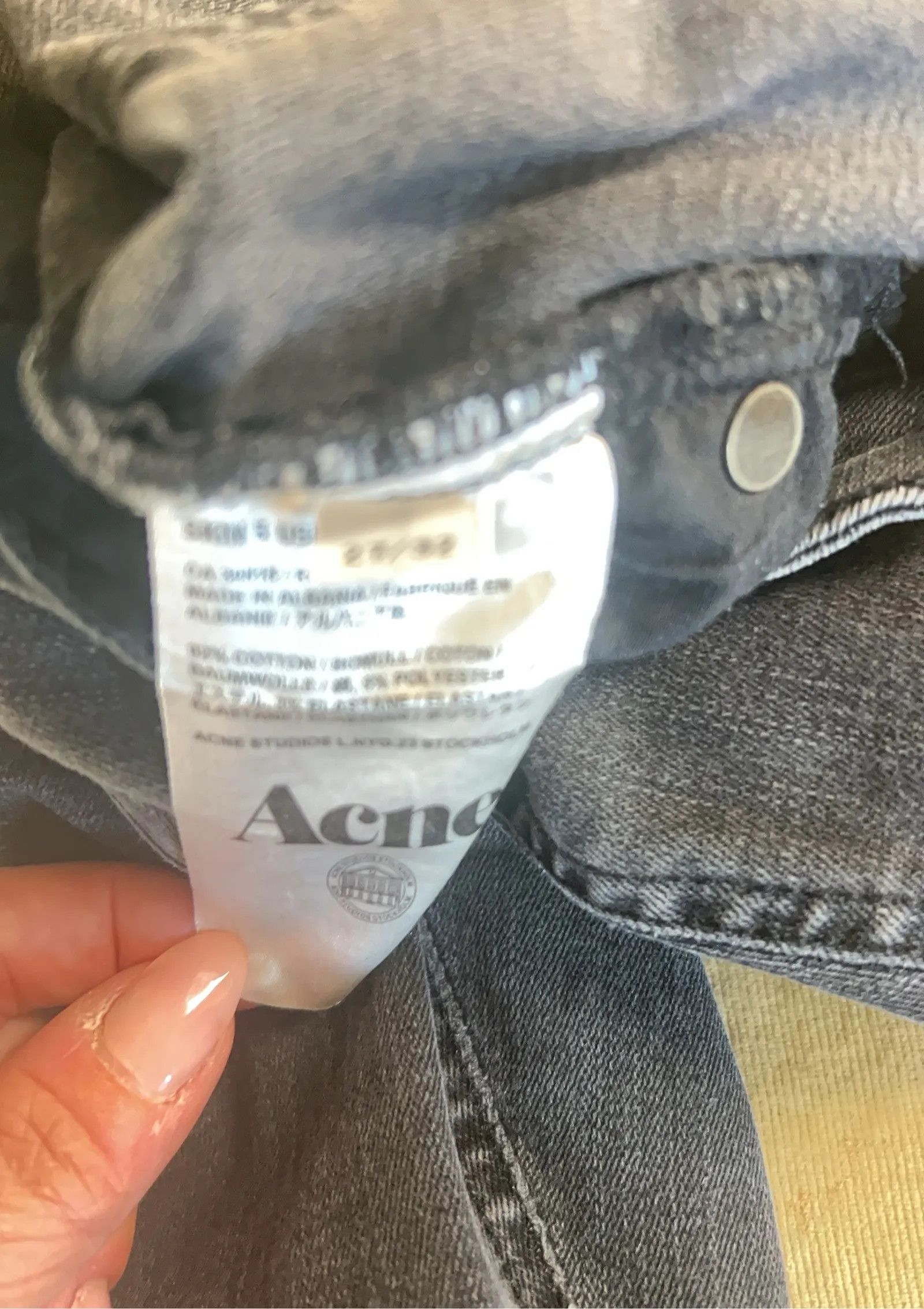 Acne Studios Acne Studios Skin 5 used black Jeans Size 27" / US 4 / IT 40 - 4 Thumbnail