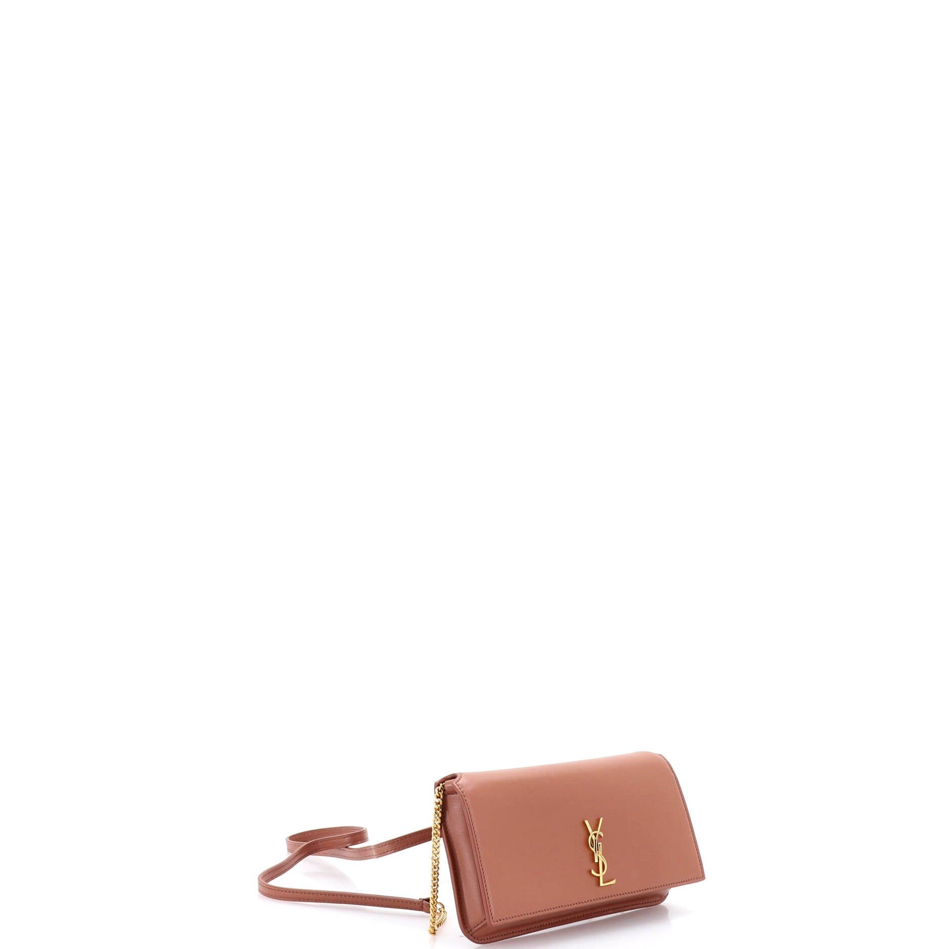 Saint Laurent Paris Classic Monogram Phone Holder Shoulder Bag Size ONE SIZE - 2 Thumbnail
