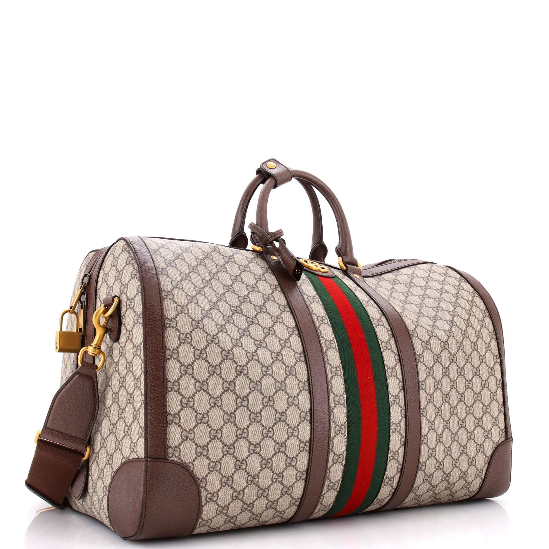 Gucci Savoy Web Convertible Duffle Bag Size ONE SIZE - 2 Thumbnail