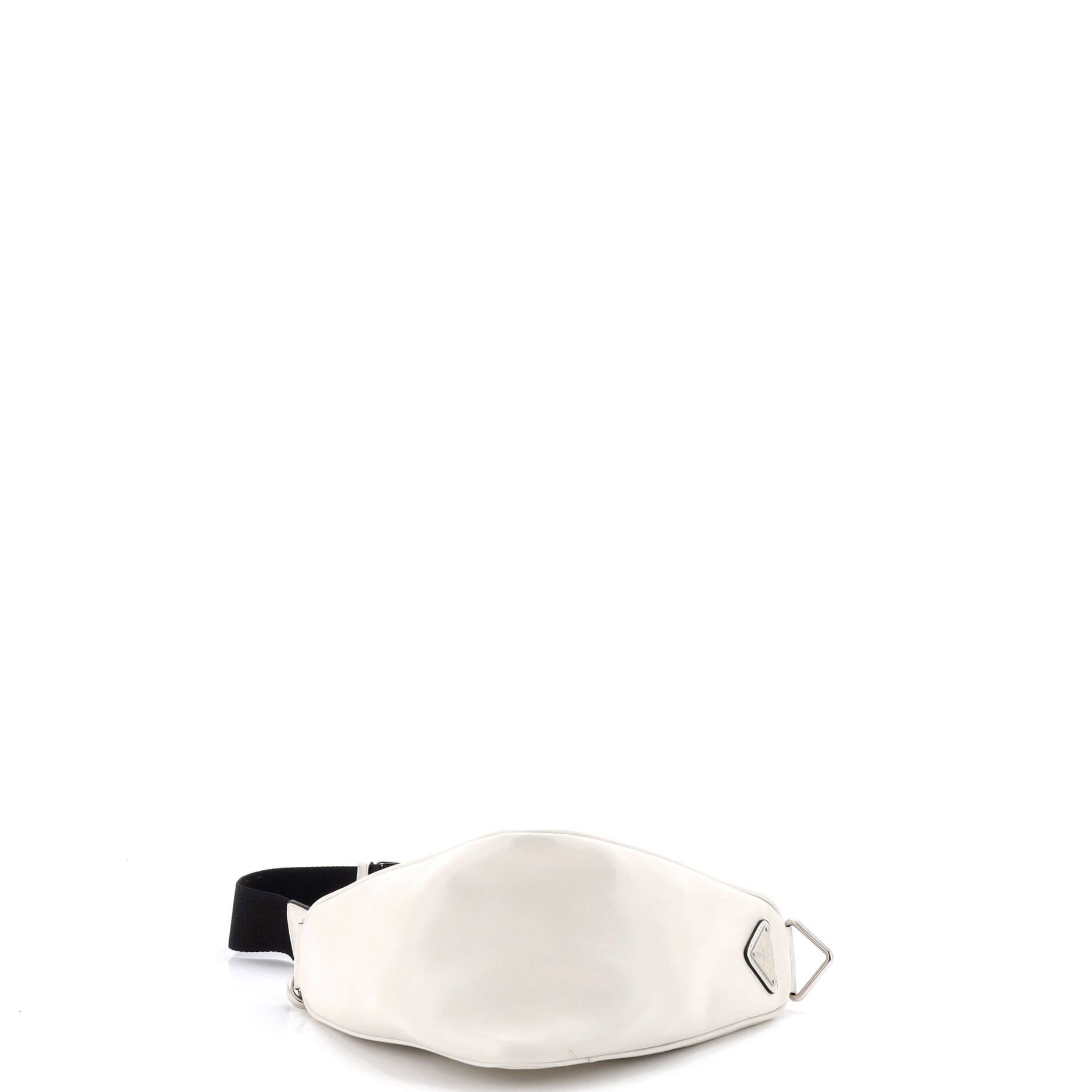 Prada Triangle Logo Zip Crossbody Bag Size ONE SIZE - 4 Thumbnail