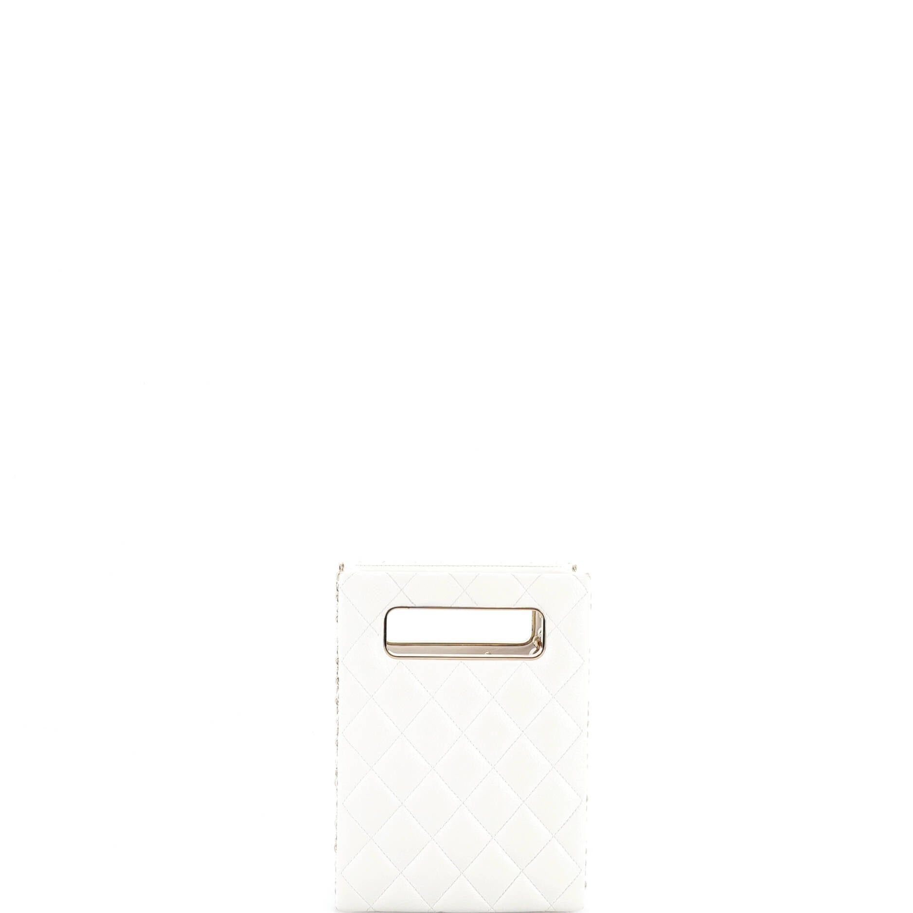 Chanel Chain Around Cut Out Handle Evening Tote Size ONE SIZE - 3 Thumbnail