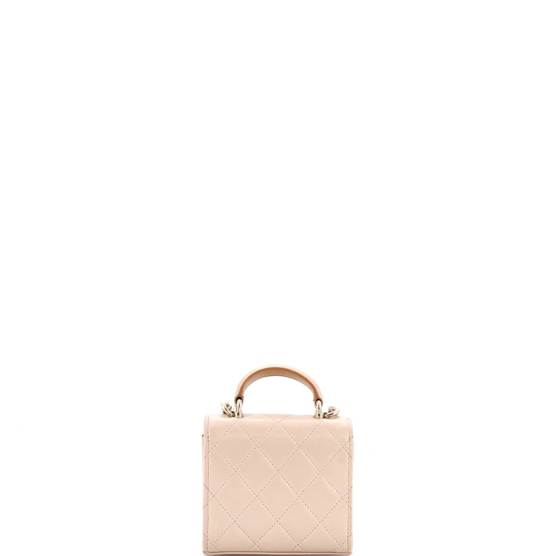 Chanel Square Classic Flap Top Handle Clutch with Chain Size ONE SIZE - 3 Thumbnail