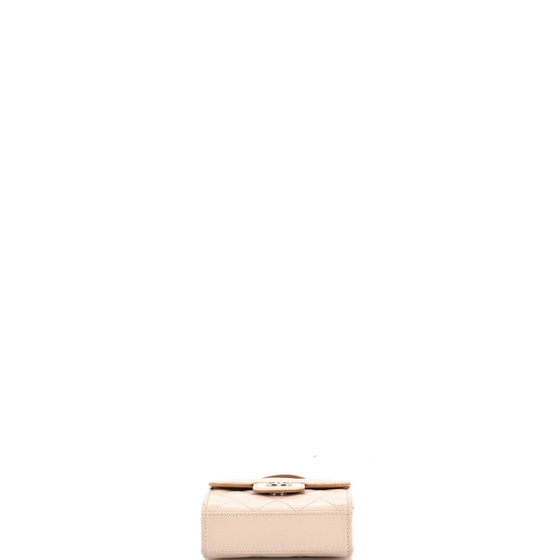 Chanel Square Classic Flap Top Handle Clutch with Chain Size ONE SIZE - 4 Thumbnail