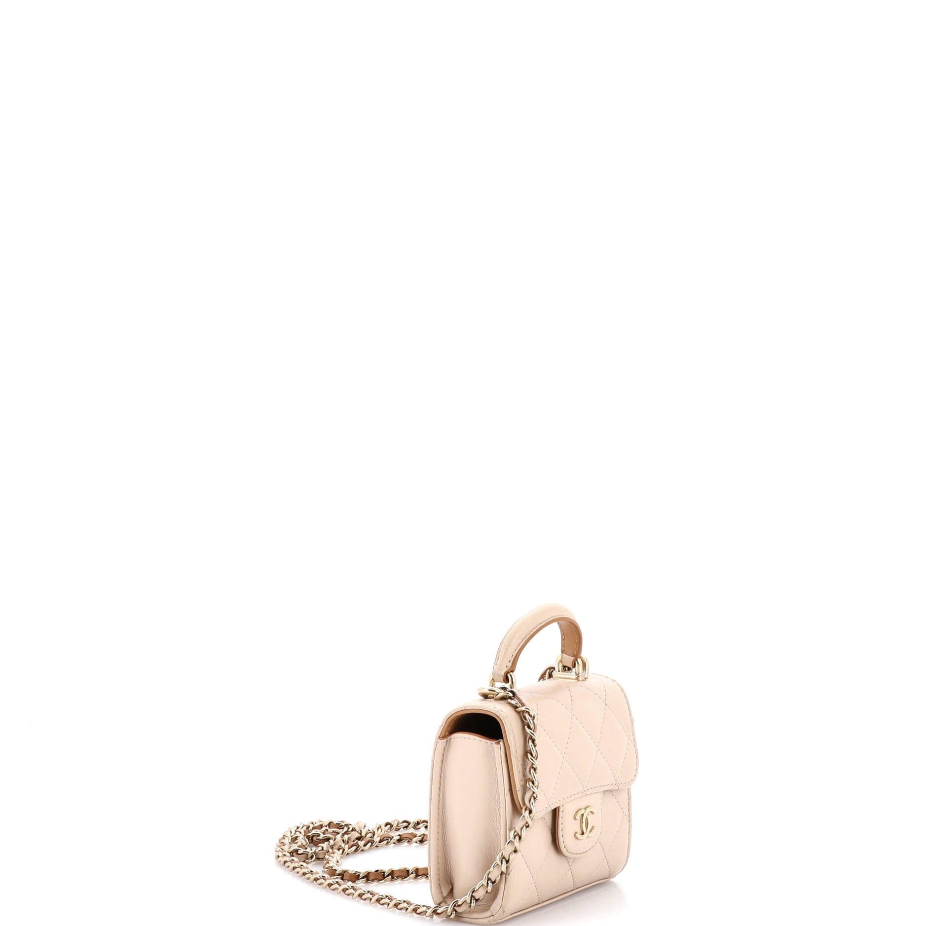 Chanel Square Classic Flap Top Handle Clutch with Chain Size ONE SIZE - 2 Thumbnail
