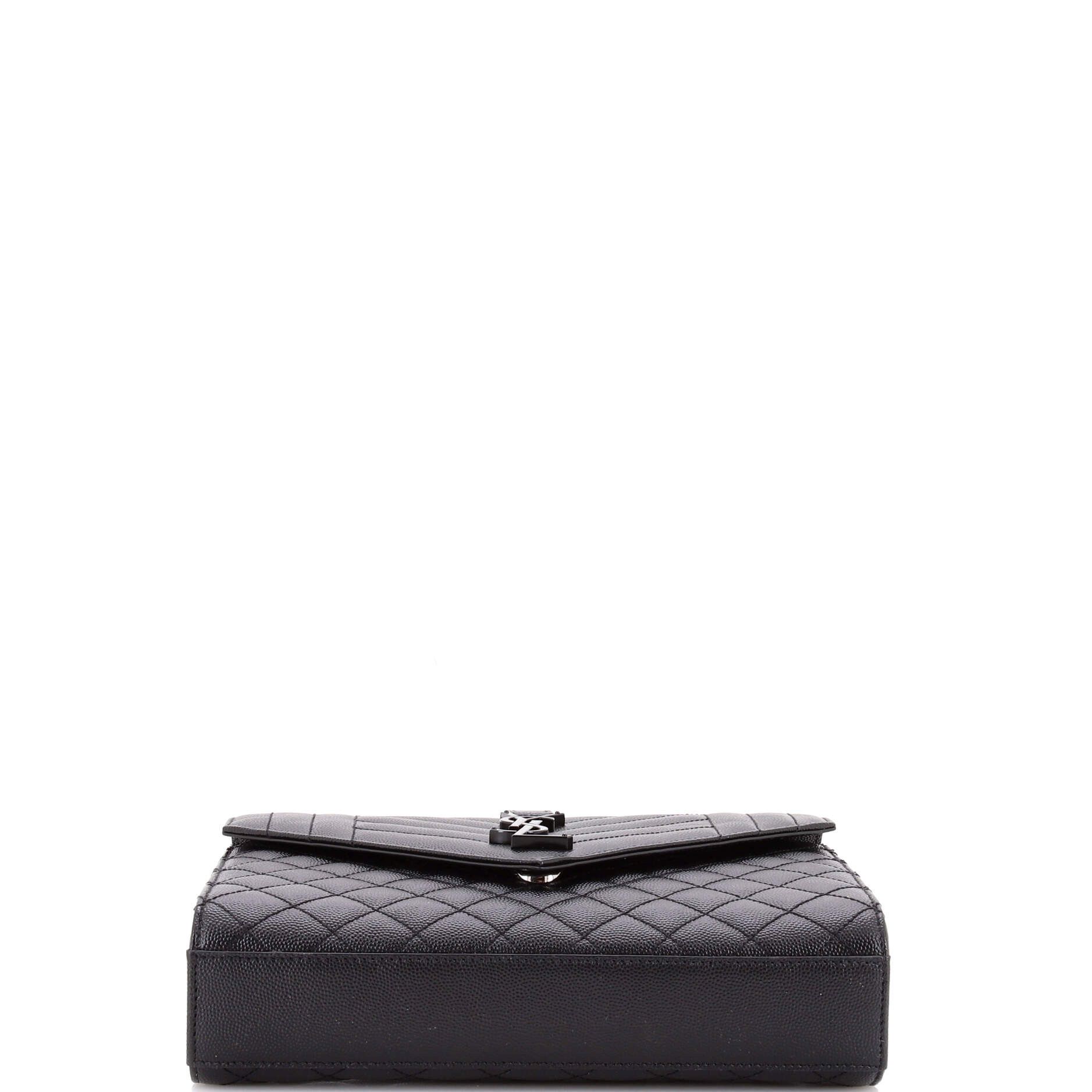 Saint Laurent Paris Classic Monogram Envelope Satchel Size ONE SIZE - 4 Thumbnail