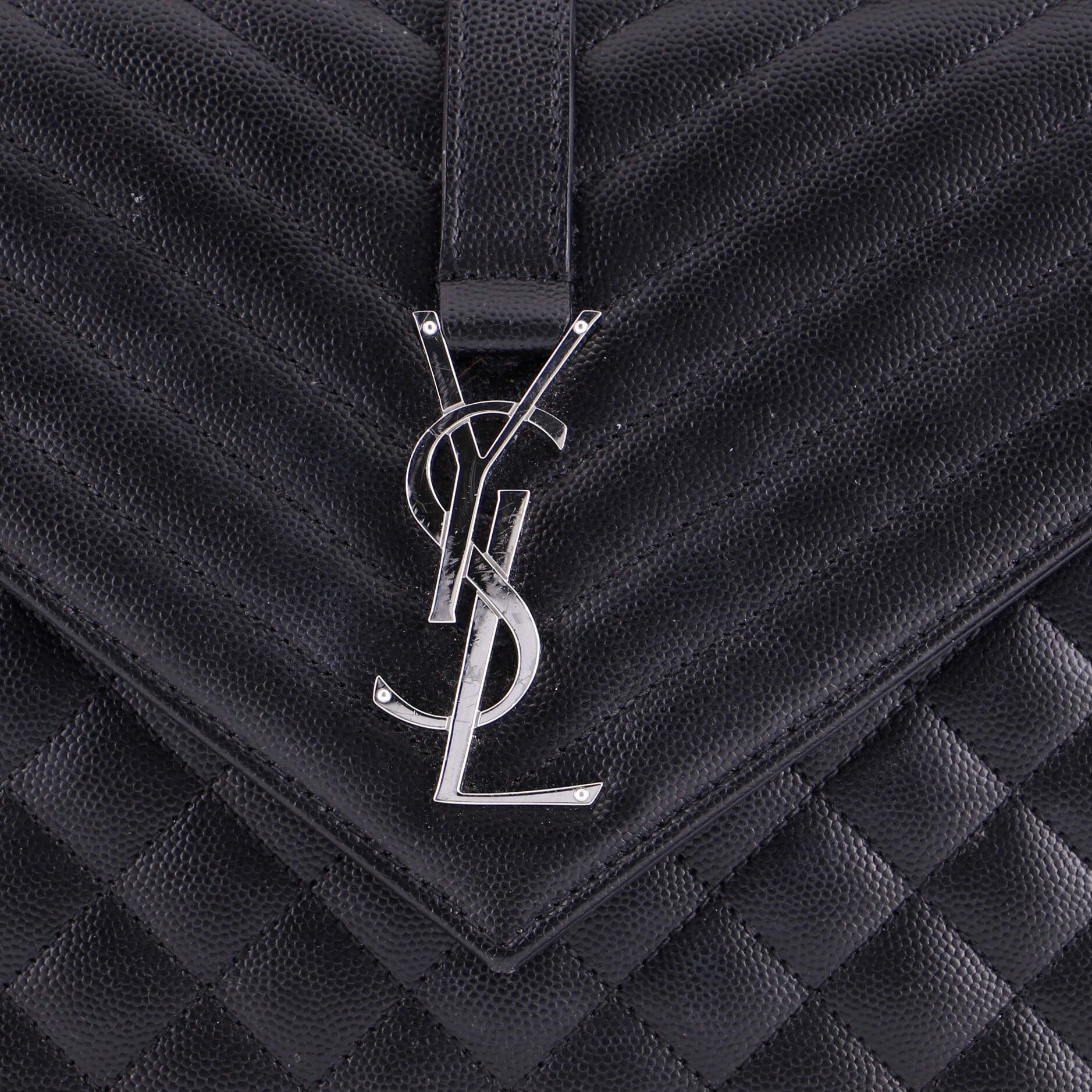 Saint Laurent Paris Classic Monogram Envelope Satchel Size ONE SIZE - 6 Thumbnail