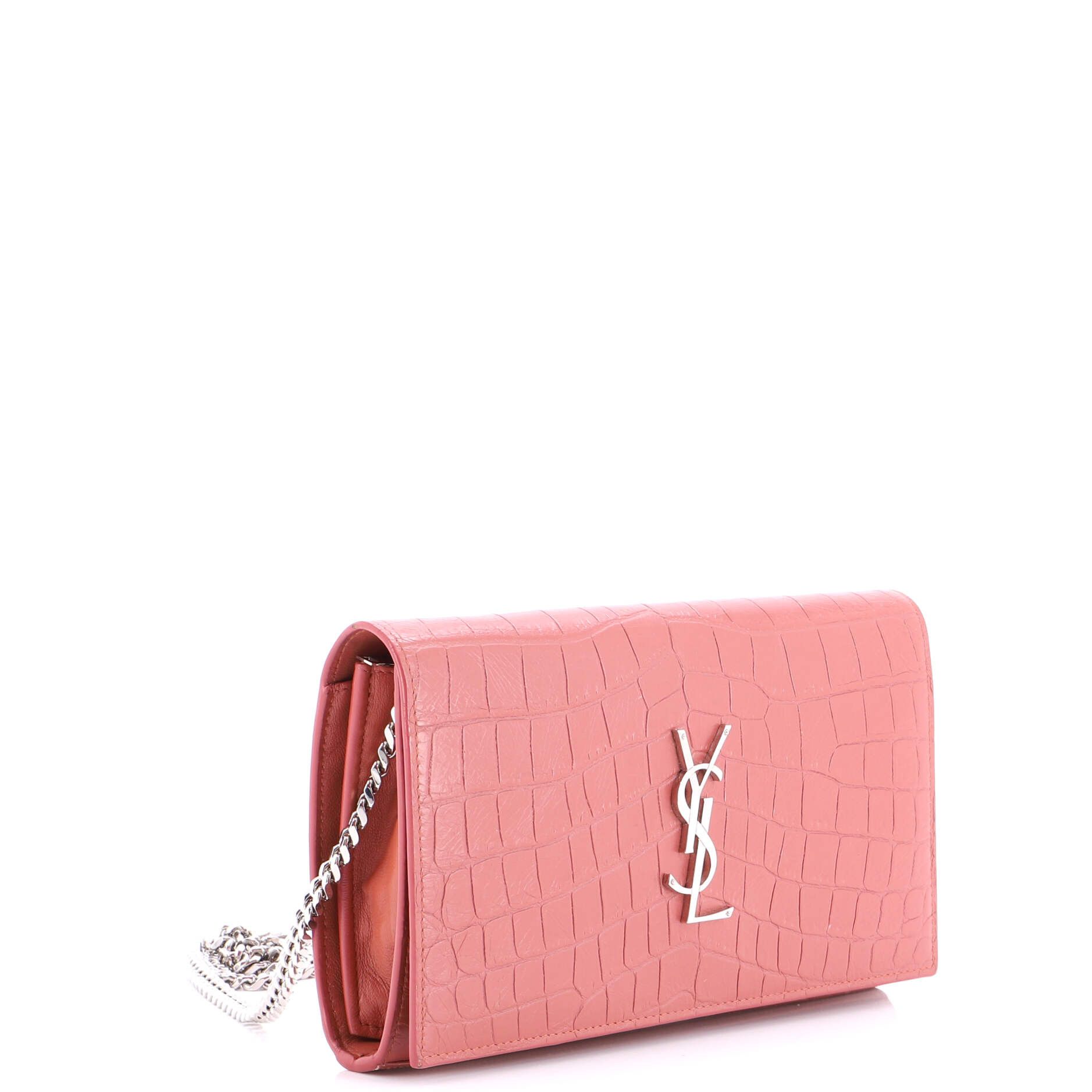 Saint Laurent Paris Classic Monogram Wallet on Chain Size ONE SIZE - 2 Thumbnail