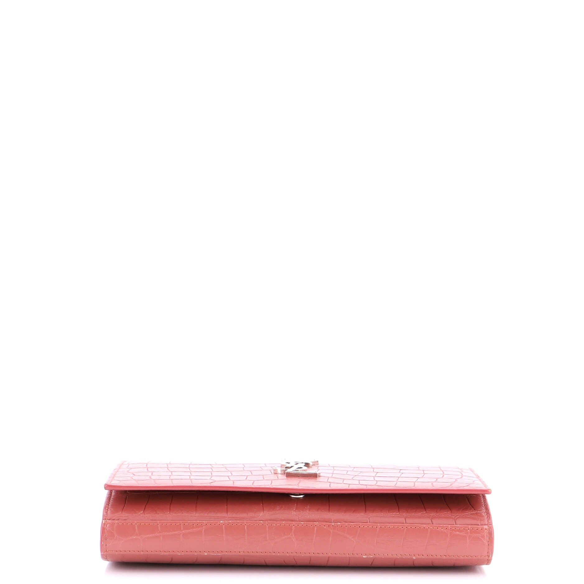 Saint Laurent Paris Classic Monogram Wallet on Chain Size ONE SIZE - 4 Thumbnail