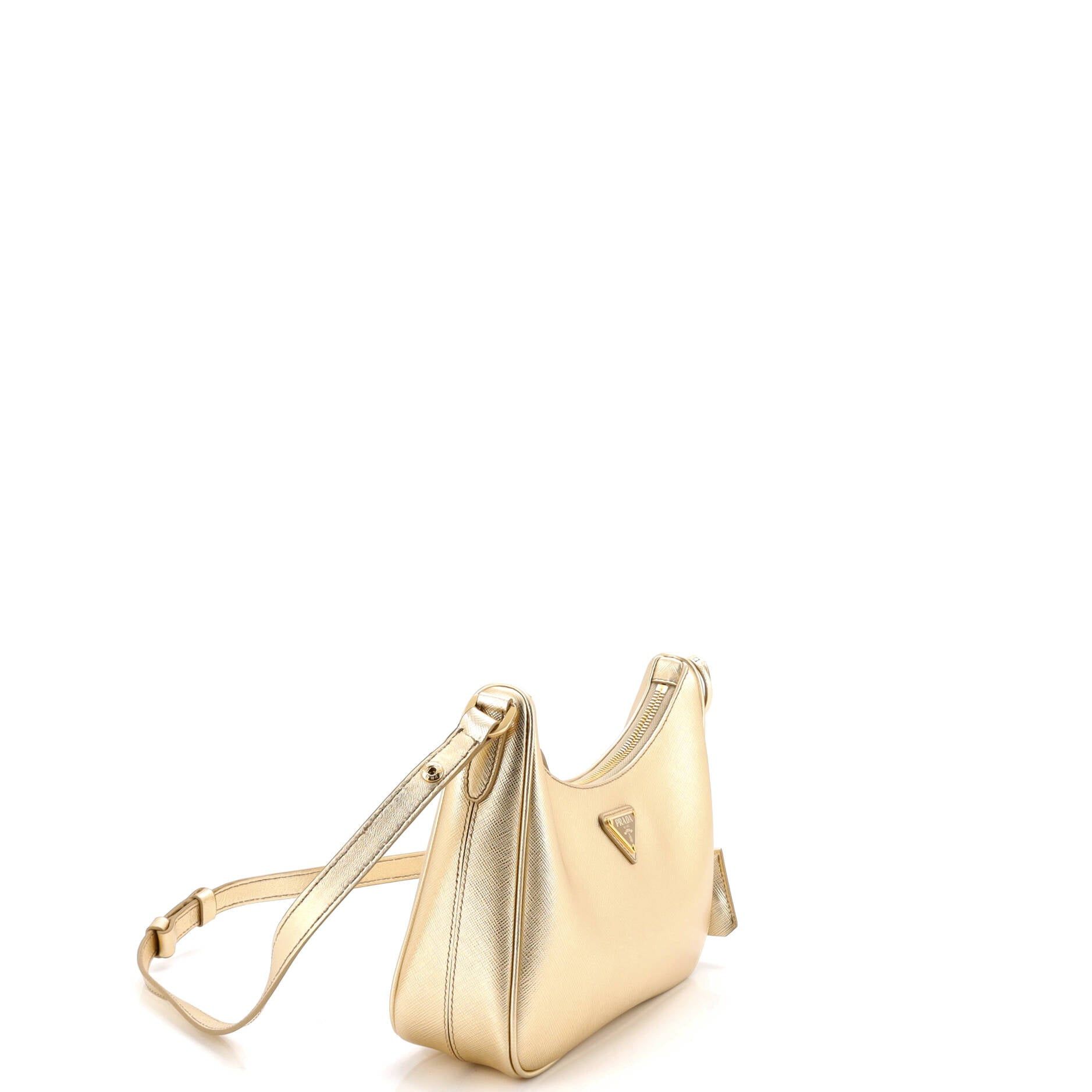Prada Adjustable Handle Zip Hobo Size ONE SIZE - 2 Thumbnail