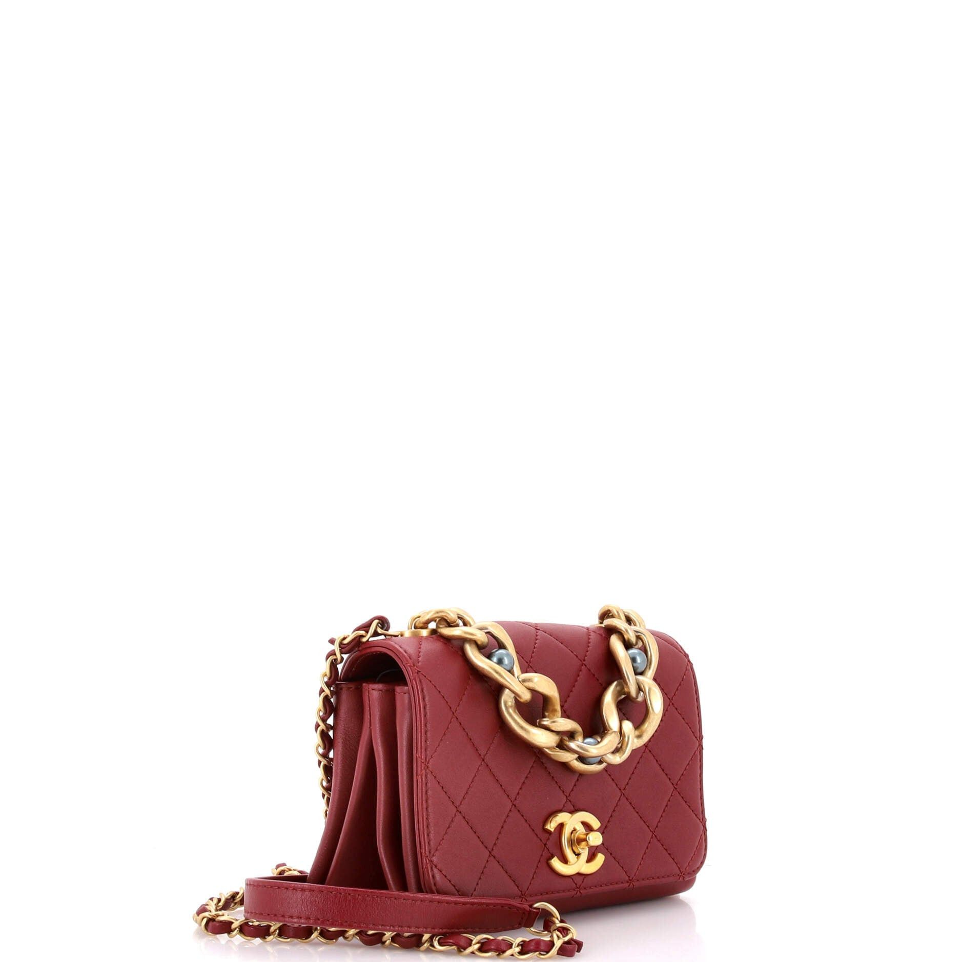 Chanel Pearl Boy Chain Flap Bag Size ONE SIZE - 2 Thumbnail