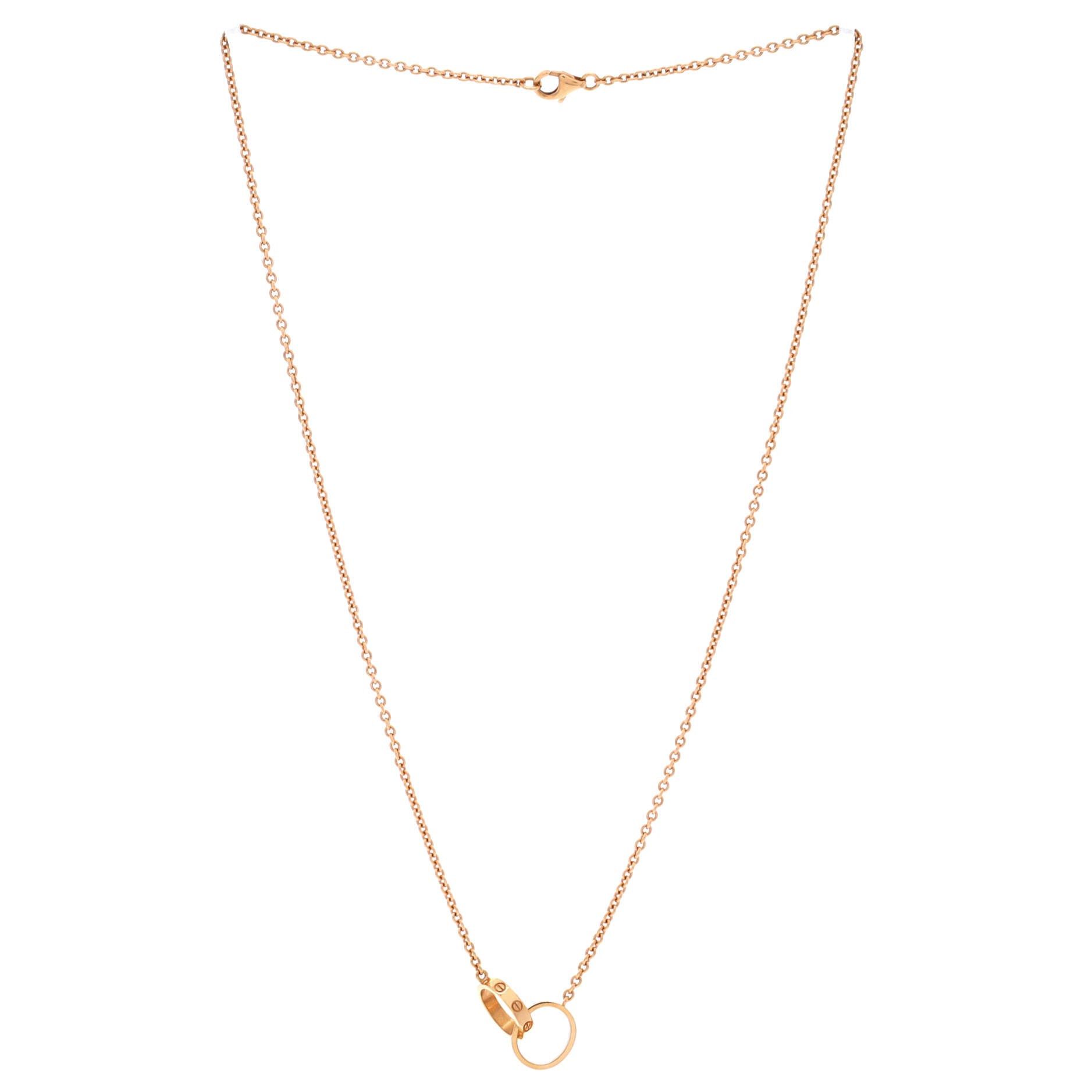 Cartier Love Interlocking Necklace Size ONE SIZE - 2 Thumbnail