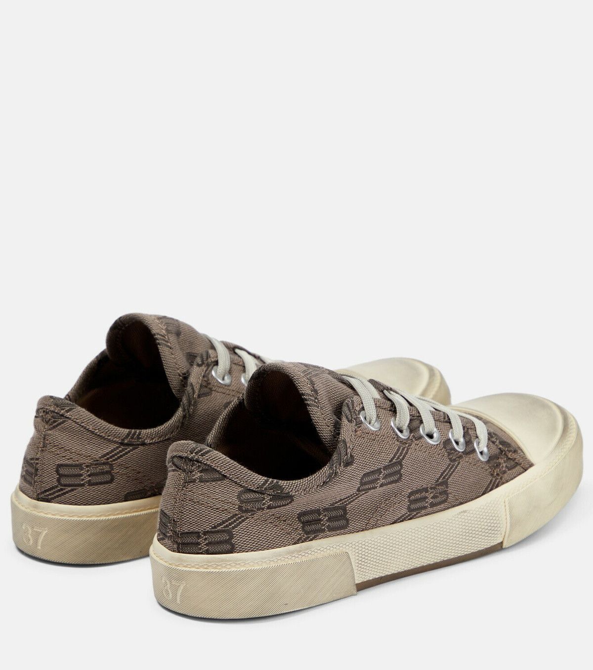 Balenciaga Monogram Paris Low Sneakers Size US 6 / IT 36 - 2 Thumbnail