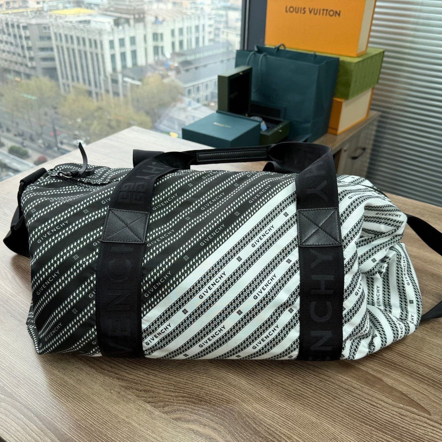 Givenchy Givenchy Plaid Black Bag one size Men Size ONE SIZE - 2 Thumbnail