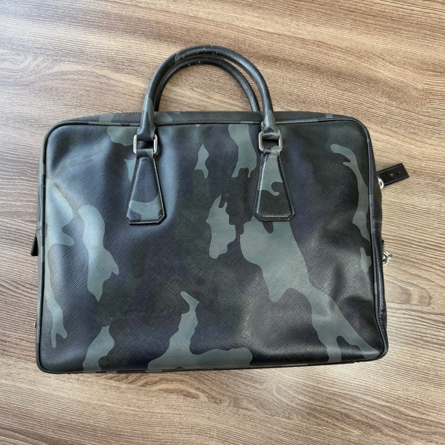 Prada Prada Leather Camo Bag one size Men Size ONE SIZE - 2 Thumbnail